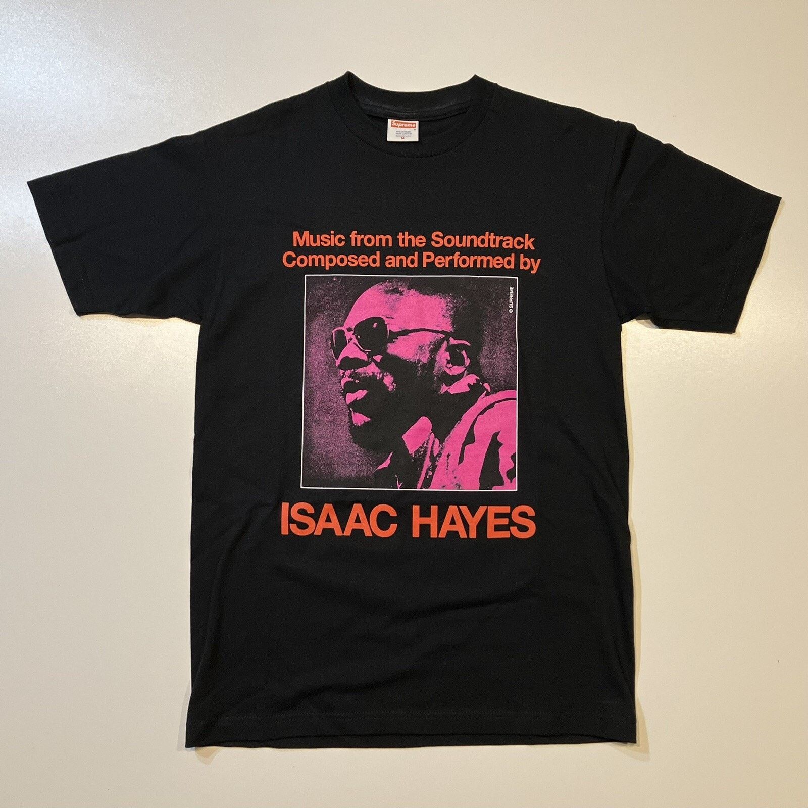Supreme Supreme Vintage T Shirt Black Isaac Hayes Mens Box Logo Size US M / EU 48-50 / 2 - 1 Thumbnail