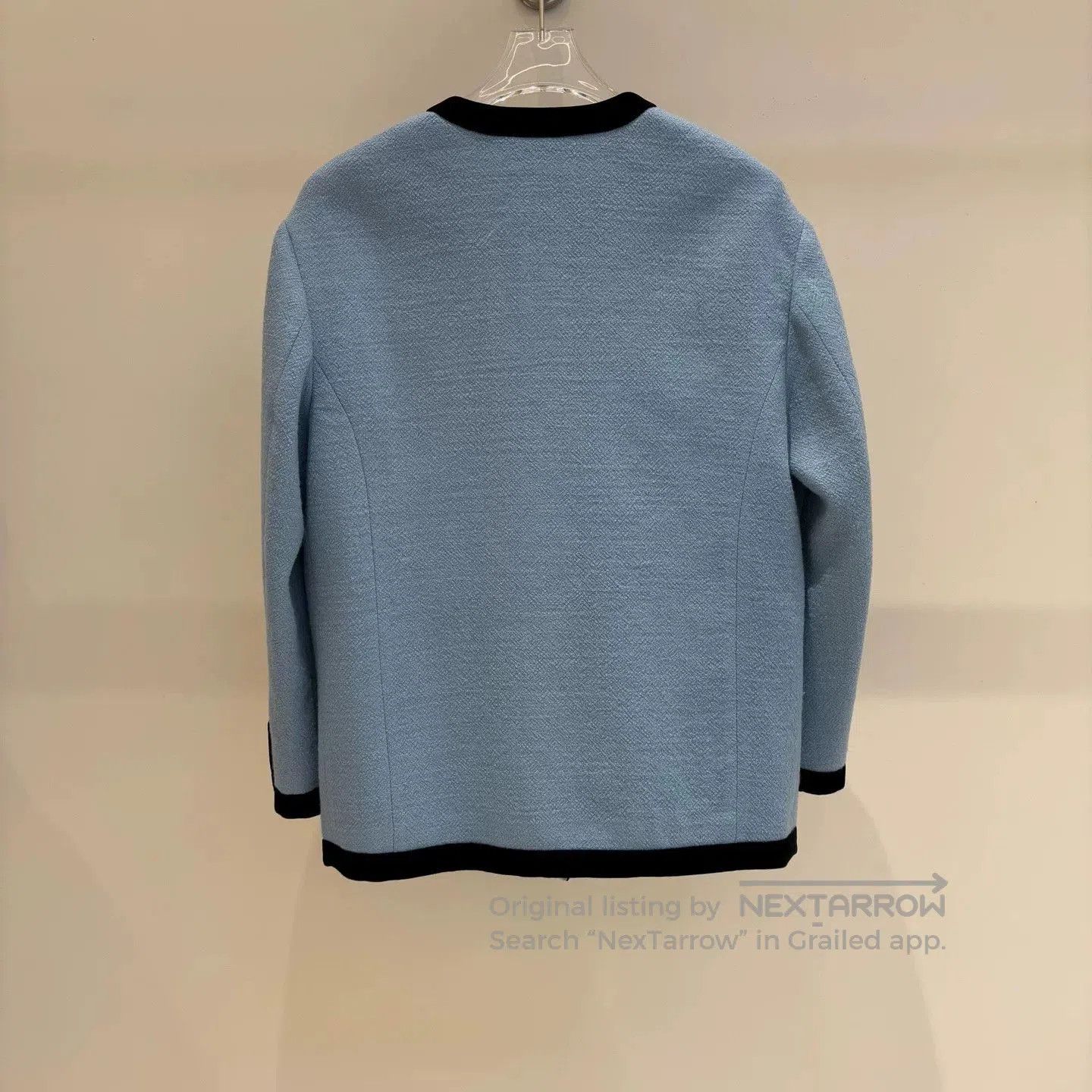 Miu Miu Miu Miu Blue Wool Cardigan Sweater. Size US S / EU 44-46 / 1 - 2 Thumbnail