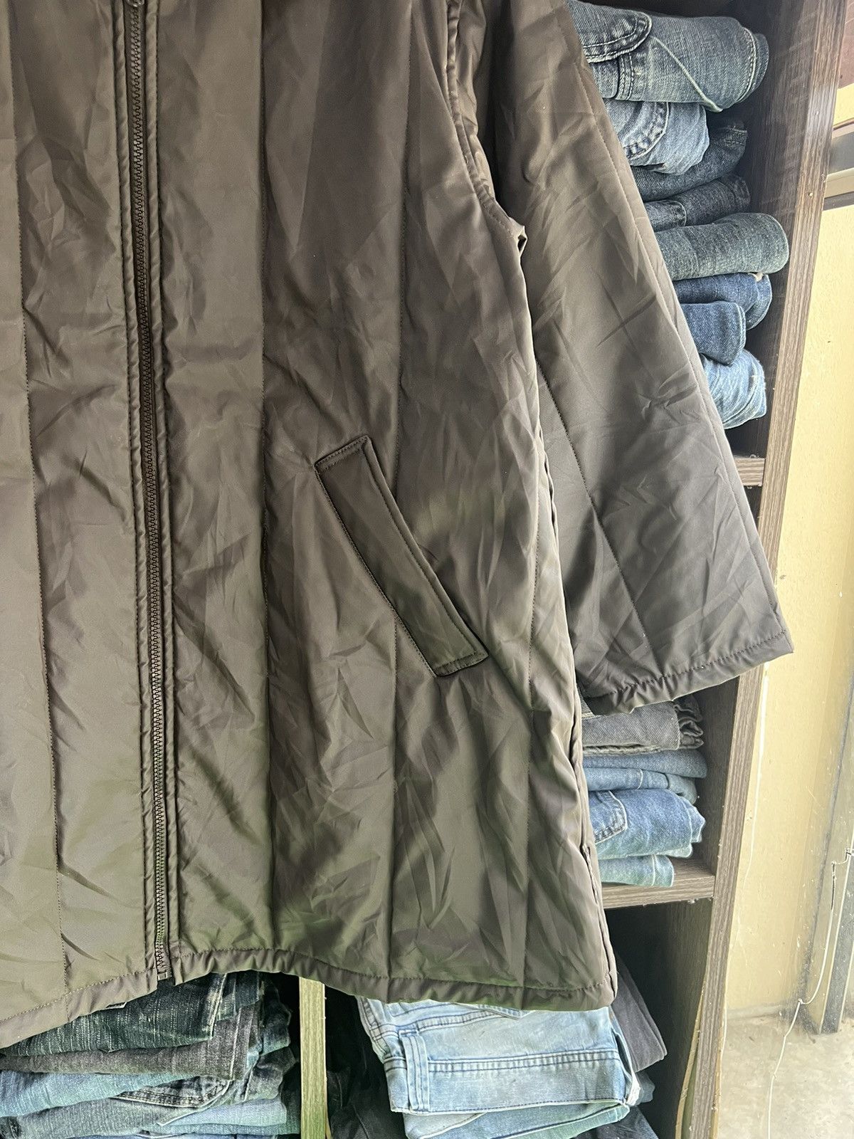 Armani 🔥Vintage Armani Jeans Made in Italy Wax Jacket Size US M / EU 48-50 / 2 - 8 Thumbnail