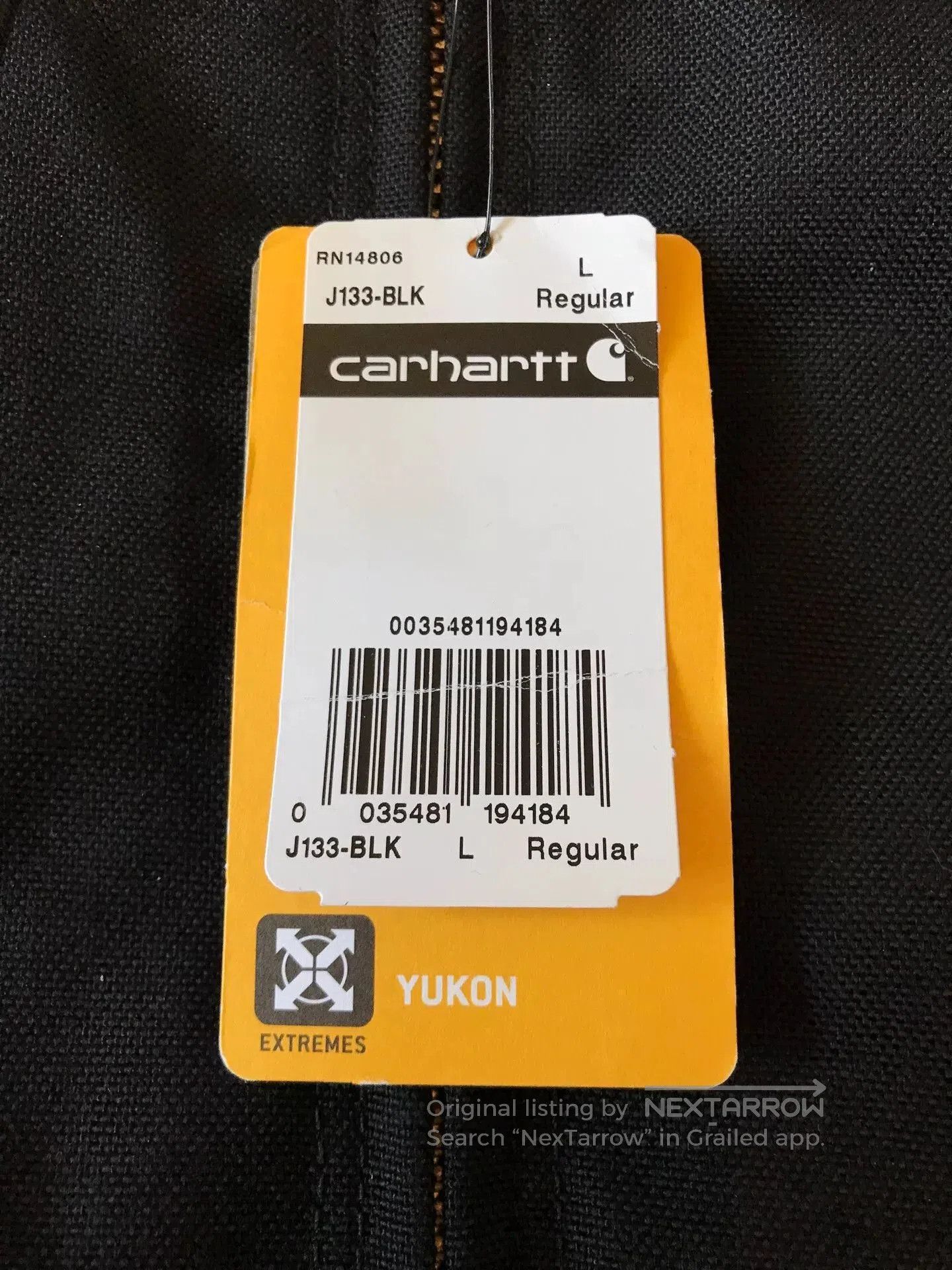 Carhartt Carhartt J133 Yukon Hooded Jacket. Size US L / EU 52-54 / 3 - 8 Thumbnail