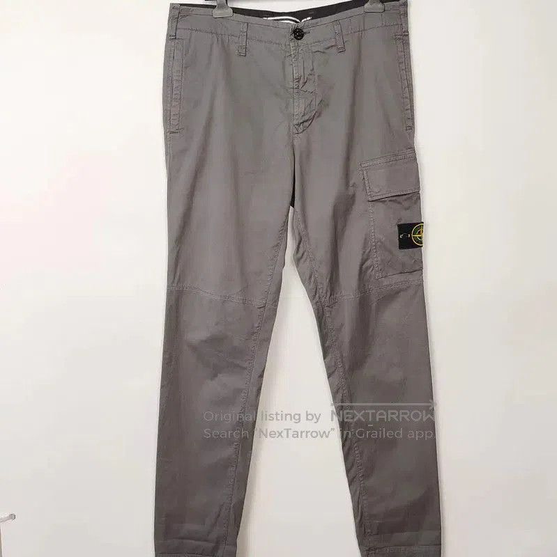 Stone Island Stone Island Gray Cotton Casual Pants . Size US 32 / EU 48 - 1 Thumbnail