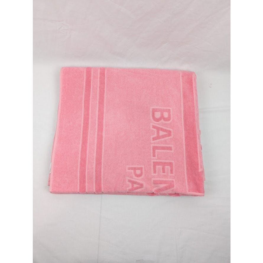 Balenciaga o1rshd1 Size: OS / SA BB Paris Icon Towel in Pink Size ONE SIZE - 10 Thumbnail