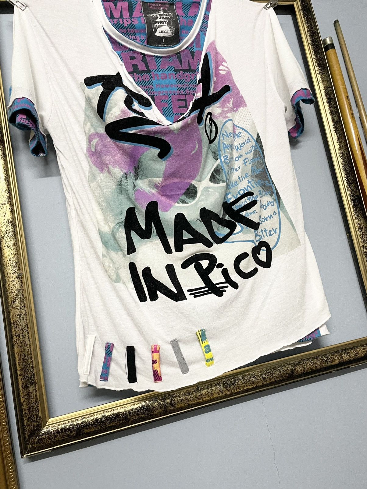 Japanese Brand Vintage 1990s Japan Clone Devgru Made In Pico Funky Tshirt Size US S / EU 44-46 / 1 - 4 Thumbnail