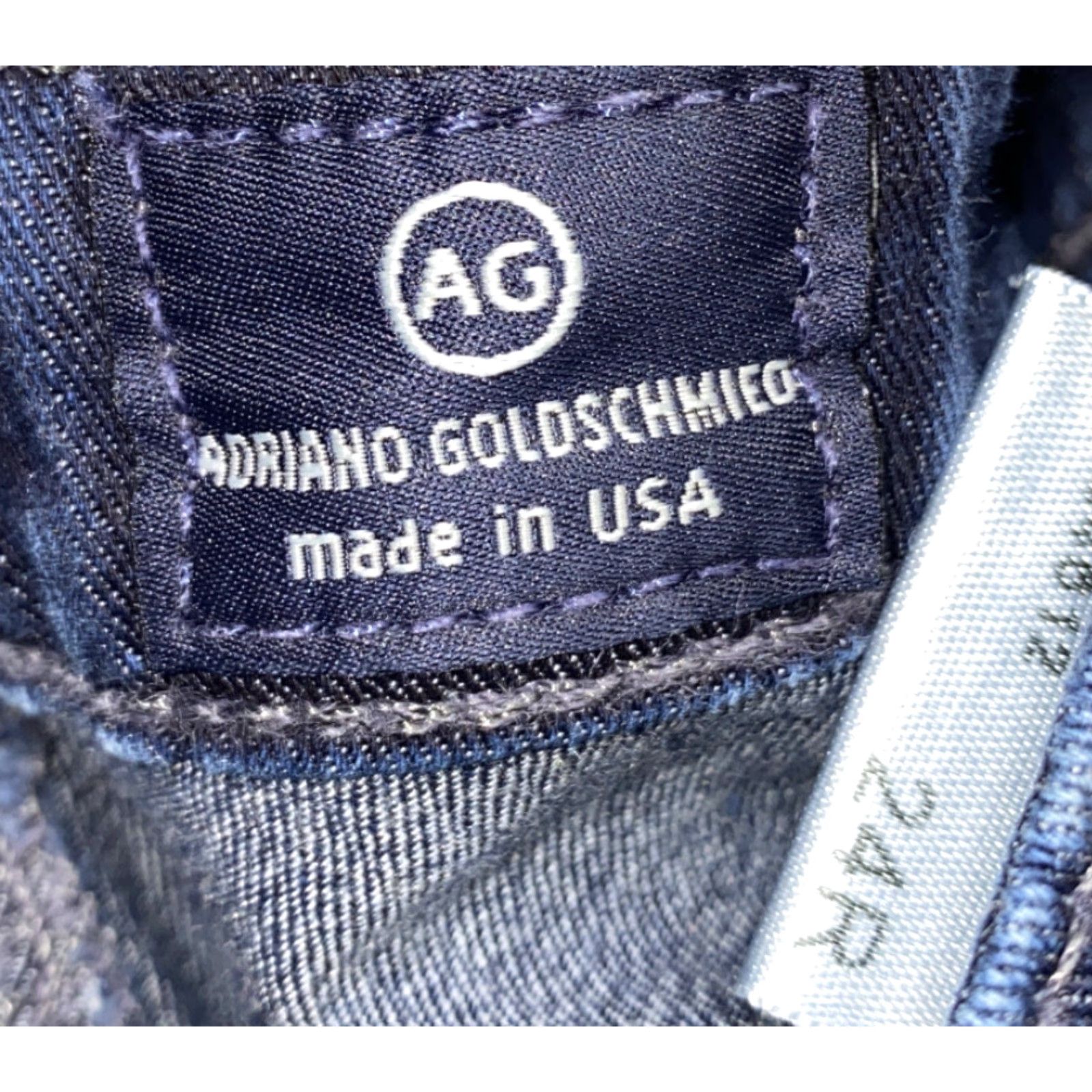 Vintage AG Adriano Goldschmied THE BALLAD Slim Boot Jeans Womens Size 24R 31 Blue Size 42" / US 20 - 8 Thumbnail