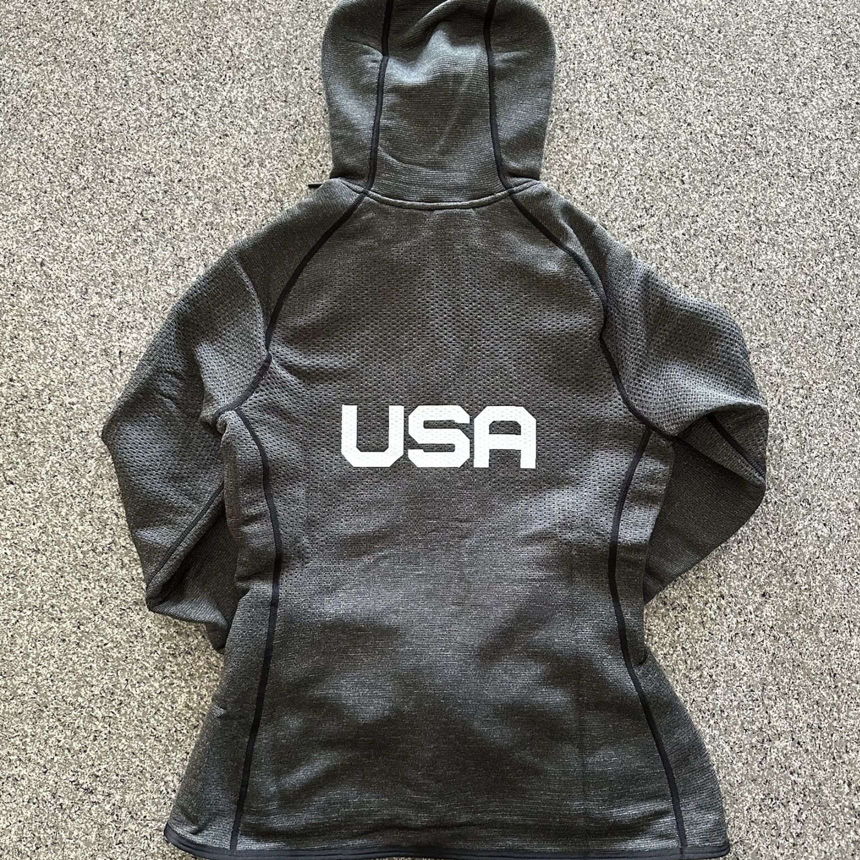 Nike Nike Pro Elite Jacket Womens S Gray Full Zip Woven Track & Field Small USA - Mens/Womens? Size S / US 4 / IT 40 - 2 Thumbnail