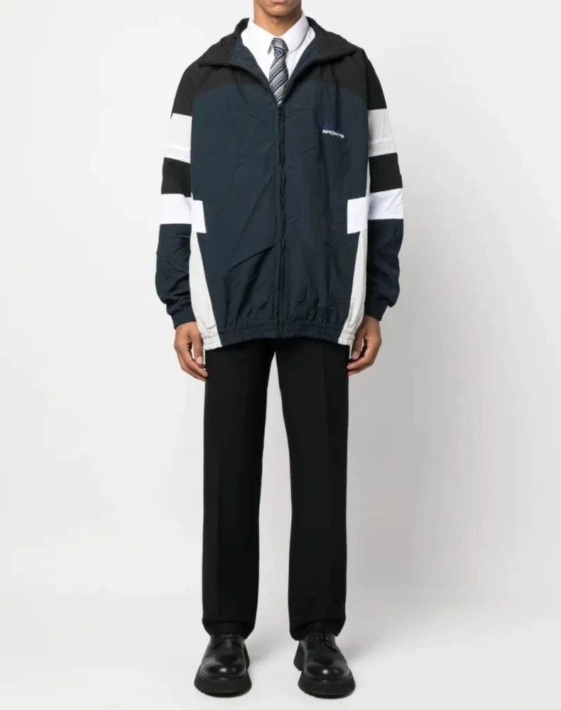 Martine Rose Martine Rose AW22 color blocked pleated jacket school unif Size US L / EU 52-54 / 3 - 2 Thumbnail