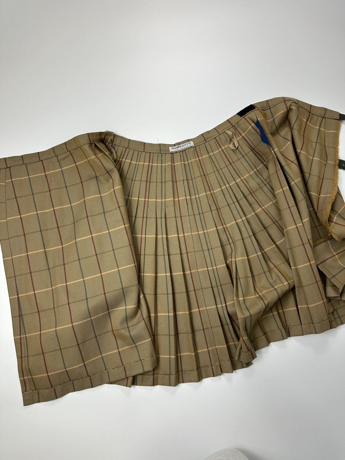 90's Burberrys Vintage Wool Skirt Nova Check