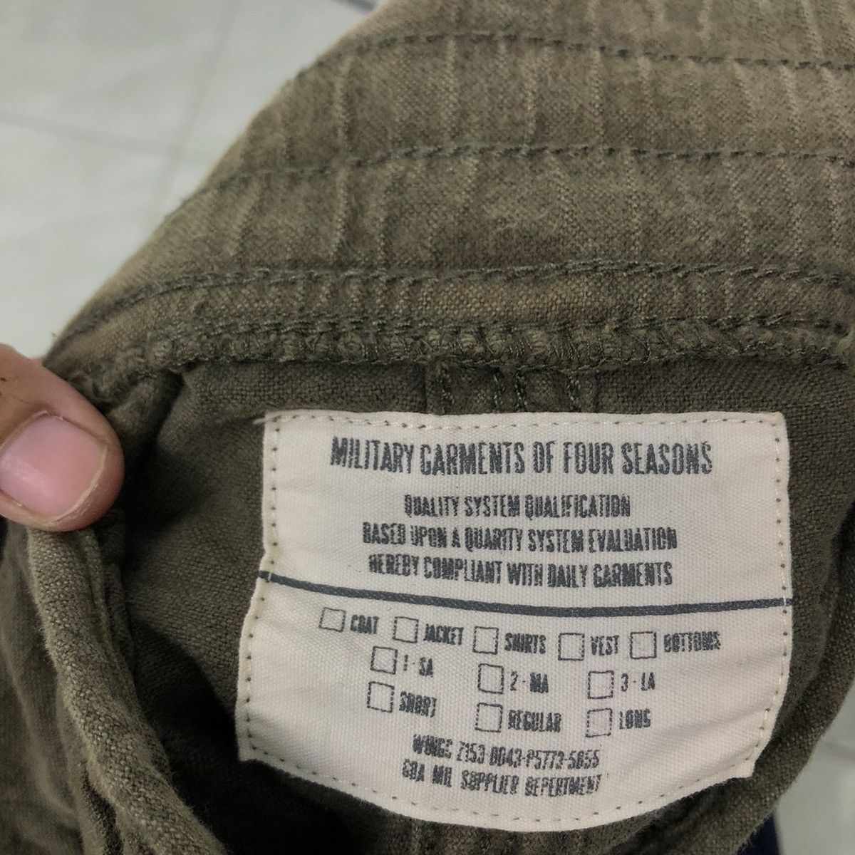 Japanese Brand 🔥RARE BODAGE DESIGN LONG SKIRT MILITARY GARMENTS MCCOY Size 30" / US 8 / IT 44 - 8 Thumbnail
