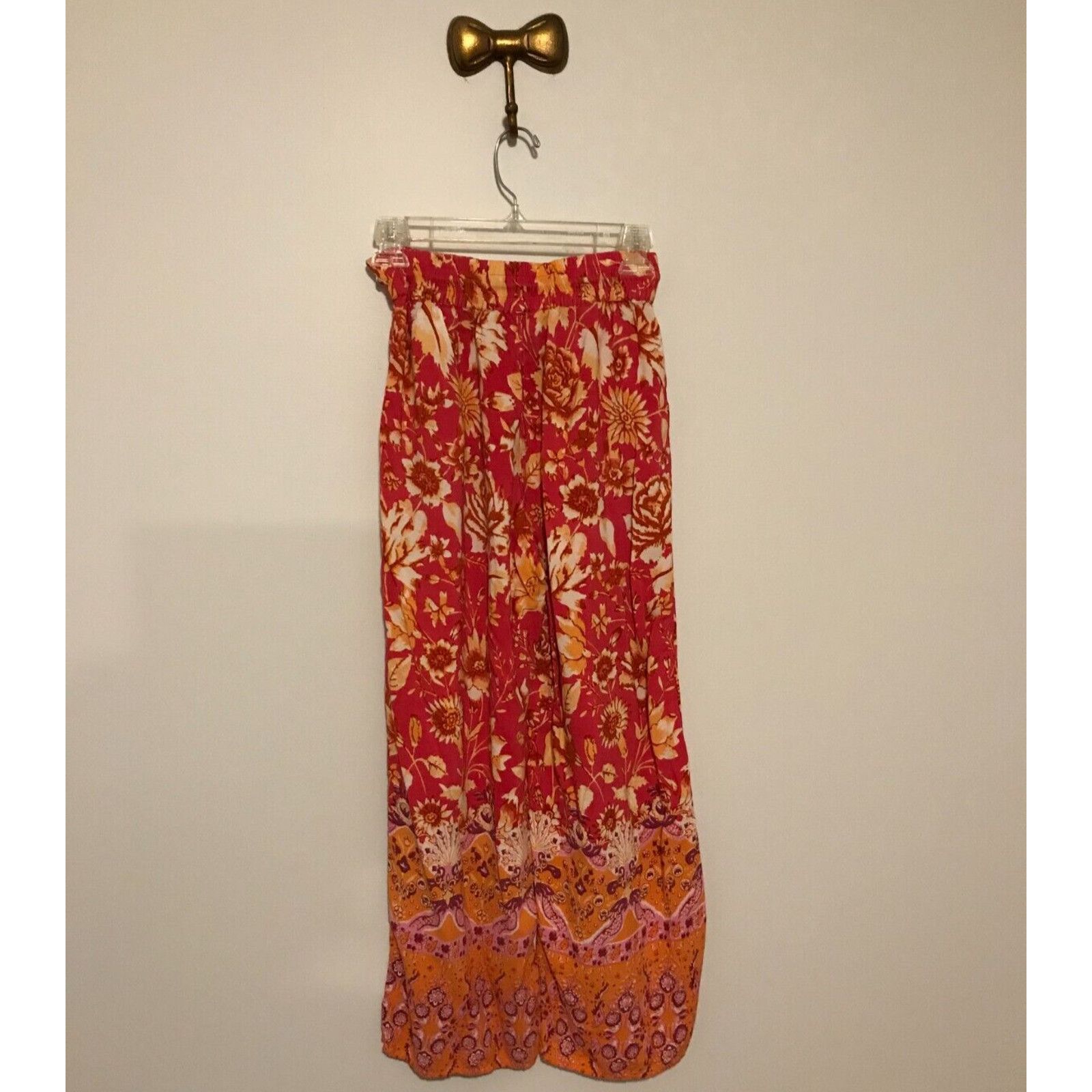 Anthropologie by Anthropologie Kari Sleep Pajama Wide Leg Pants Size 25" / US 0 / IT 36 - 2 Thumbnail