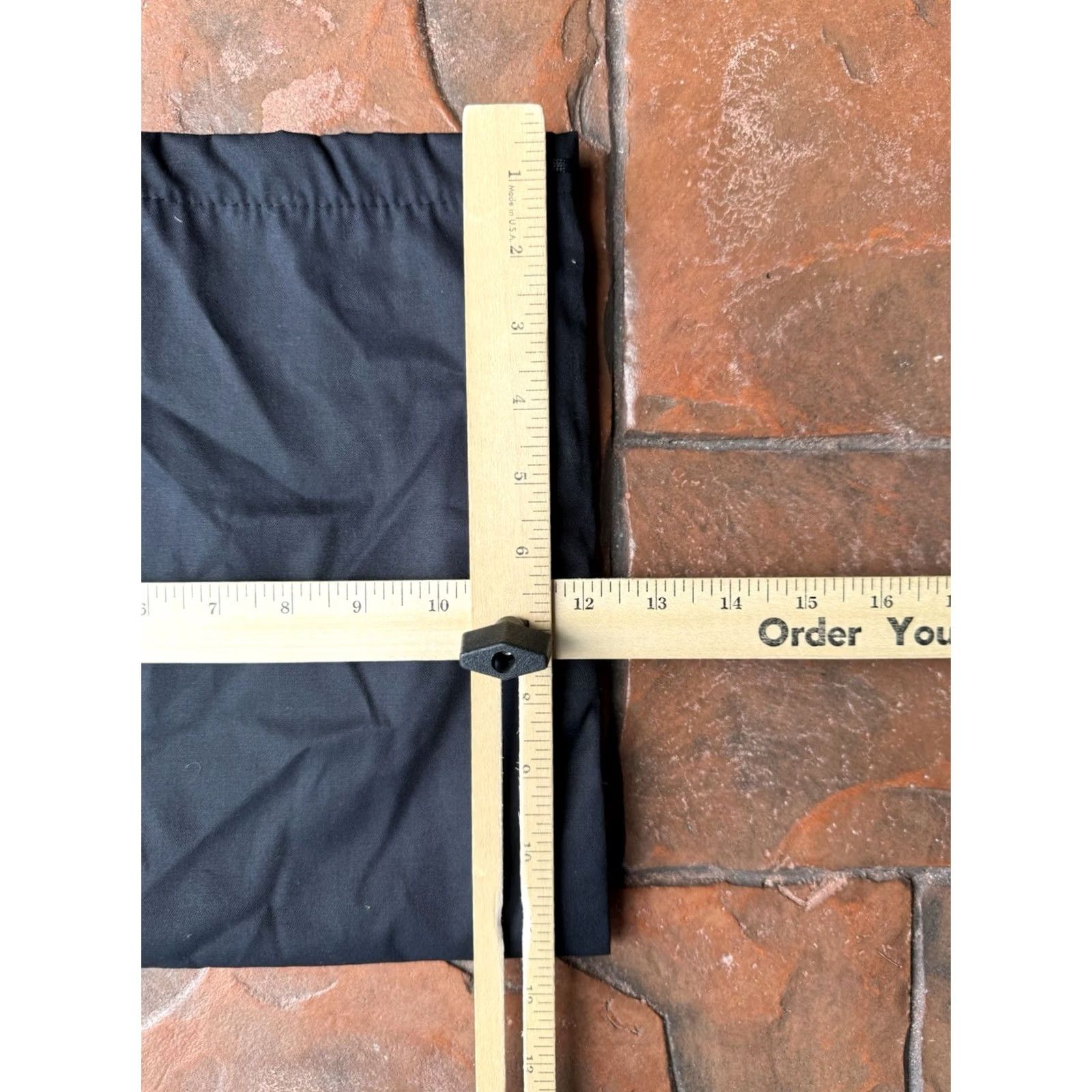 Yves Saint Laurent Saint Laurent Dust Bag Drawstring Black Cotton Italy Unisex 12x12 Logo Vintage No N/A Size ONE SIZE - 4 Thumbnail