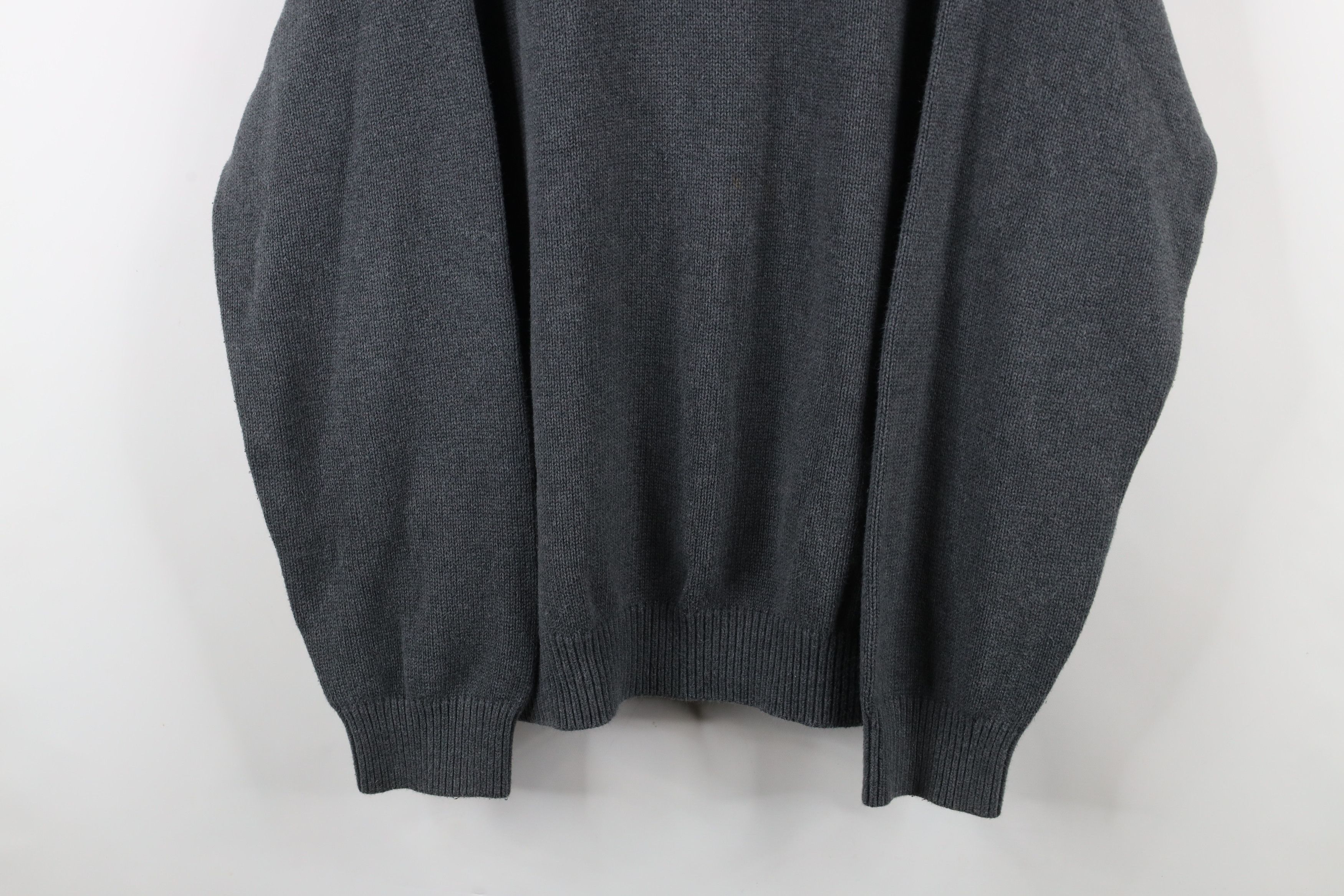 Tommy Hilfiger × Vintage Vintage 90s Tommy Hilfiger Heavyweight Knit Sweater Gray Size US XXL / EU 58 / 5 - 3 Thumbnail