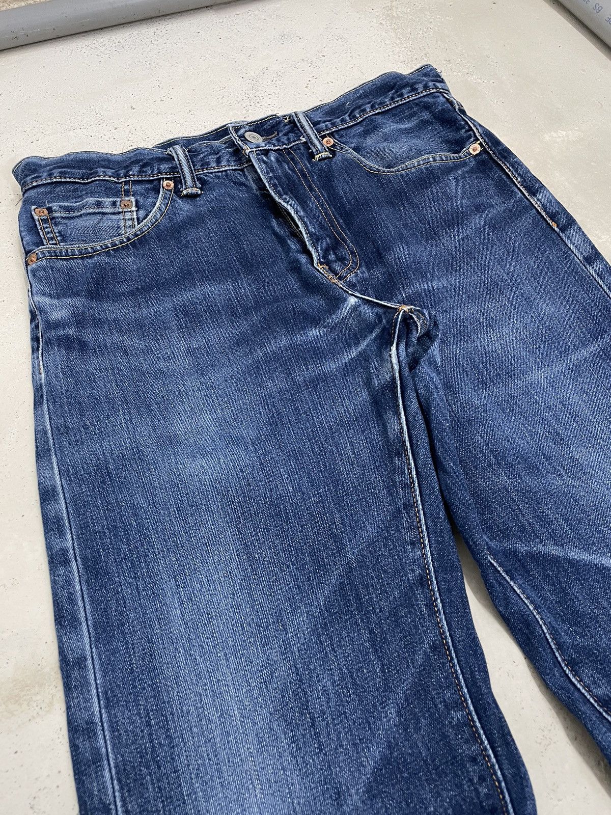 Levi's × Vintage Levis 505 Blue Washed Distressed Denim Size US 30 / EU 46 - 6 Thumbnail