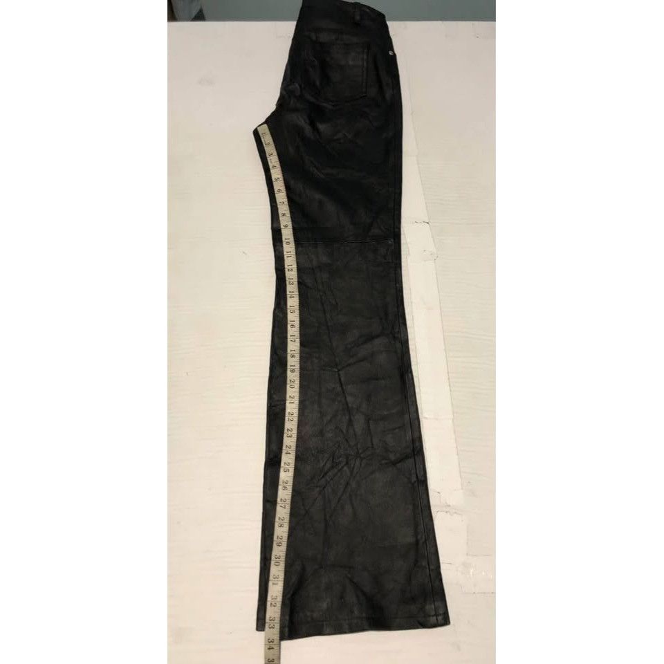 Genuine Leather × Leather Leather Pants Size 6 Tall Women, IN GOOD CONDITION Size 30" / US 8 / IT 44 - 7 Thumbnail