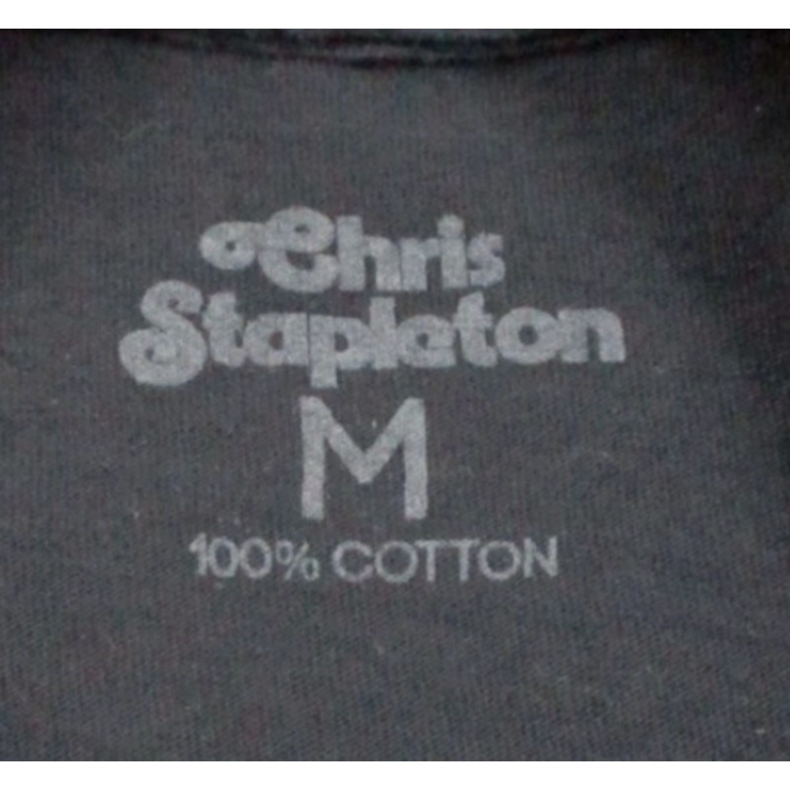 Vintage Chris Stapleton Whiskey And You Shirt Mens Medium Black Graphic Tee Country Music Shirt Size US M / EU 48-50 / 2 - 5 Thumbnail