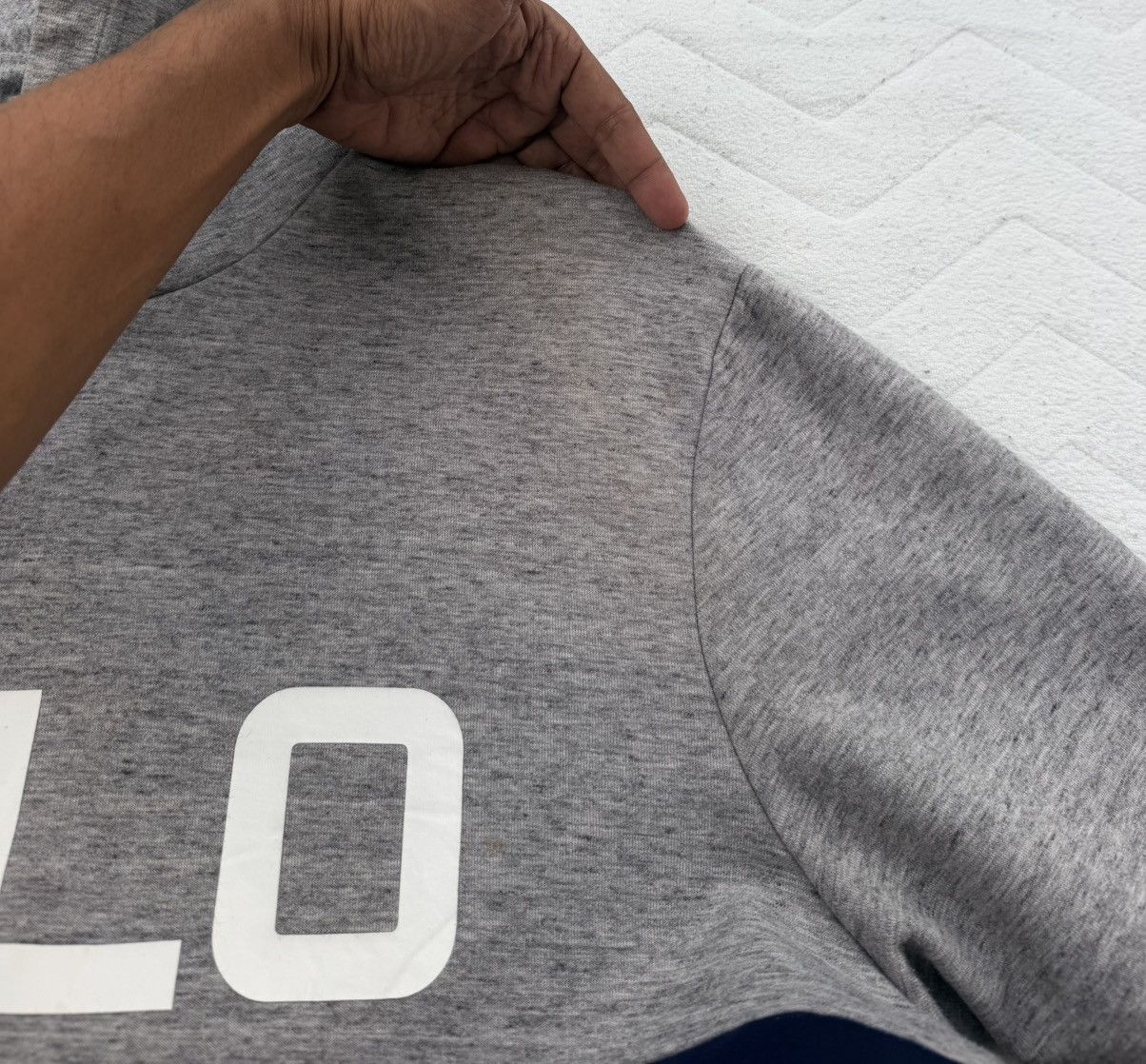 Polo Ralph Lauren Polo Ralph Lauren RL-67 Hoodie Grey Navy Colorblock Big Logo Size US XL / EU 56 / 4 - 9 Thumbnail