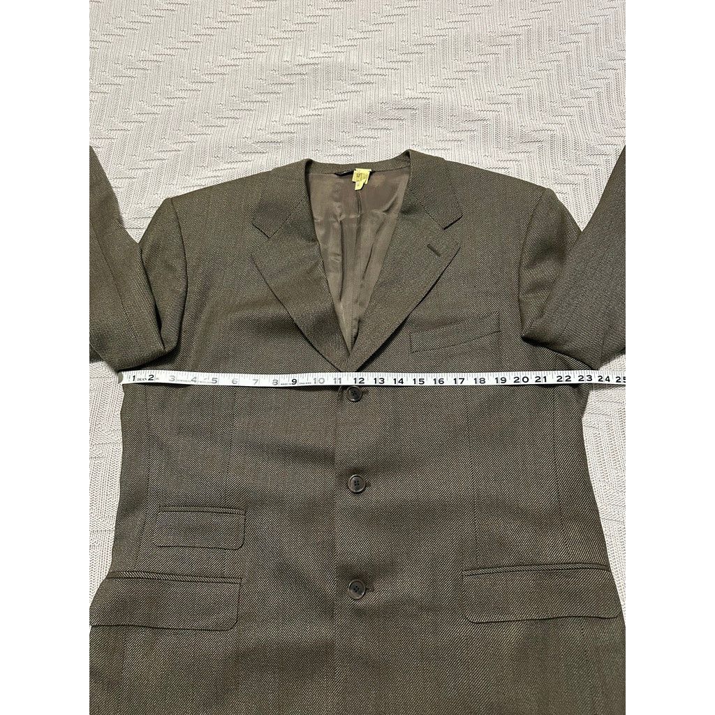 Canali Canali brown tweed three button blazer size 46R Size 46R - 8 Thumbnail