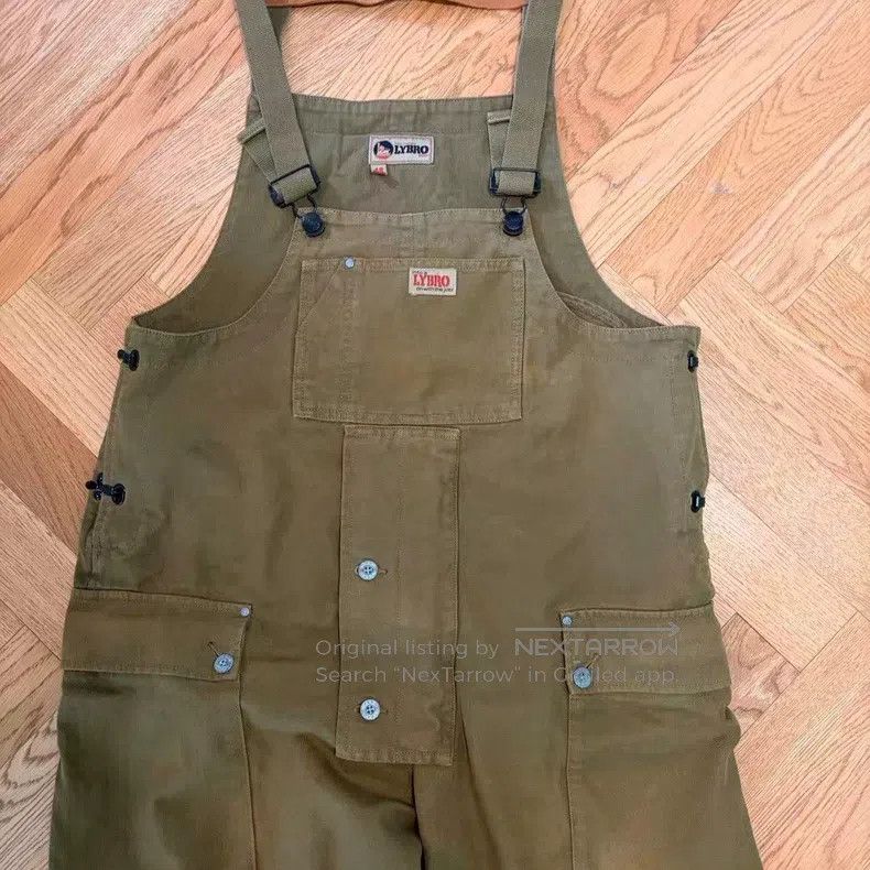 Nigel Cabourn Nigel Cabourn Bib Overalls Military Green Size US 32 / EU 48 - 3 Thumbnail