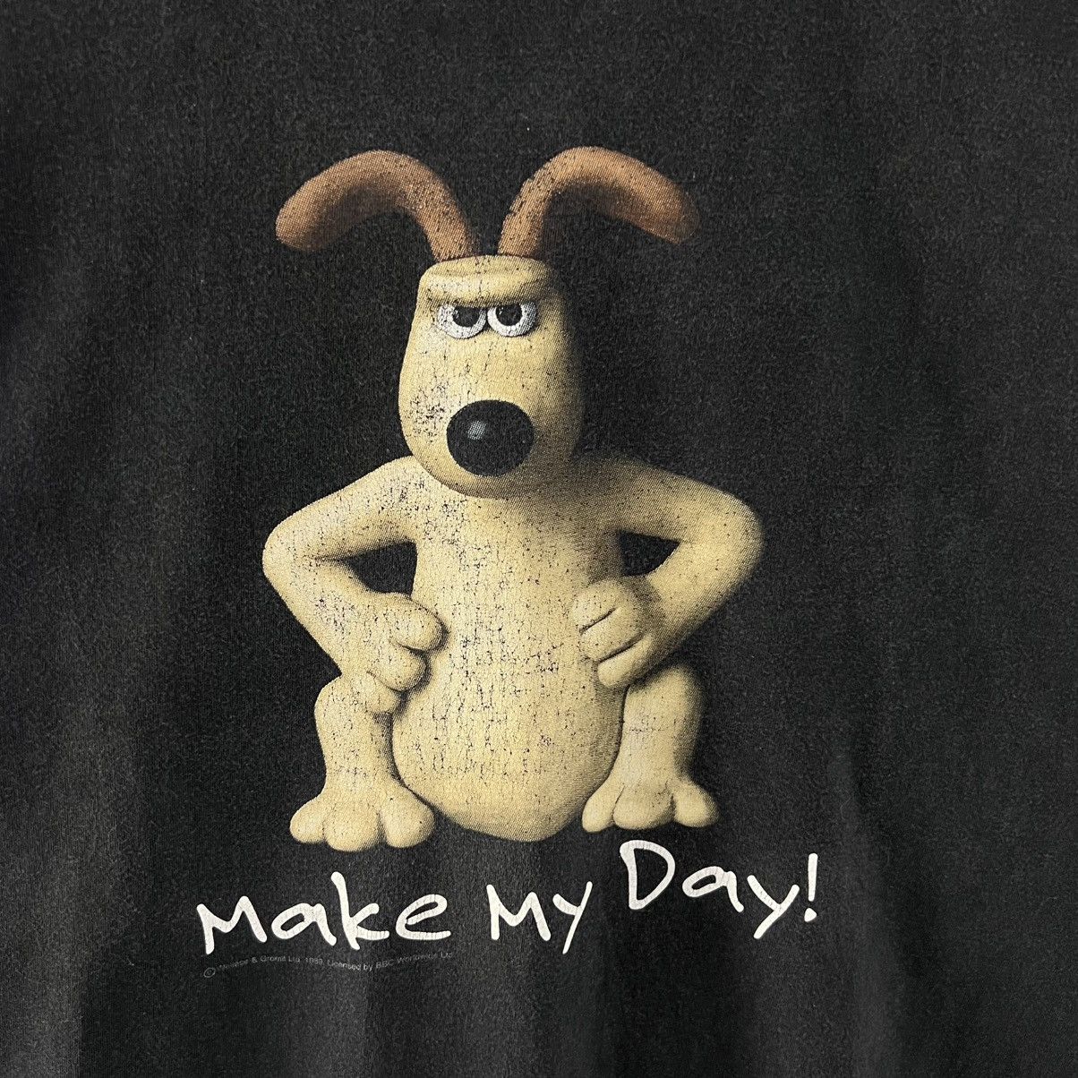 Cartoon Network Vintage 1989 Wallace & Gromit Cartoon Network T-Shirt Size US M / EU 48-50 / 2 - 3 Thumbnail