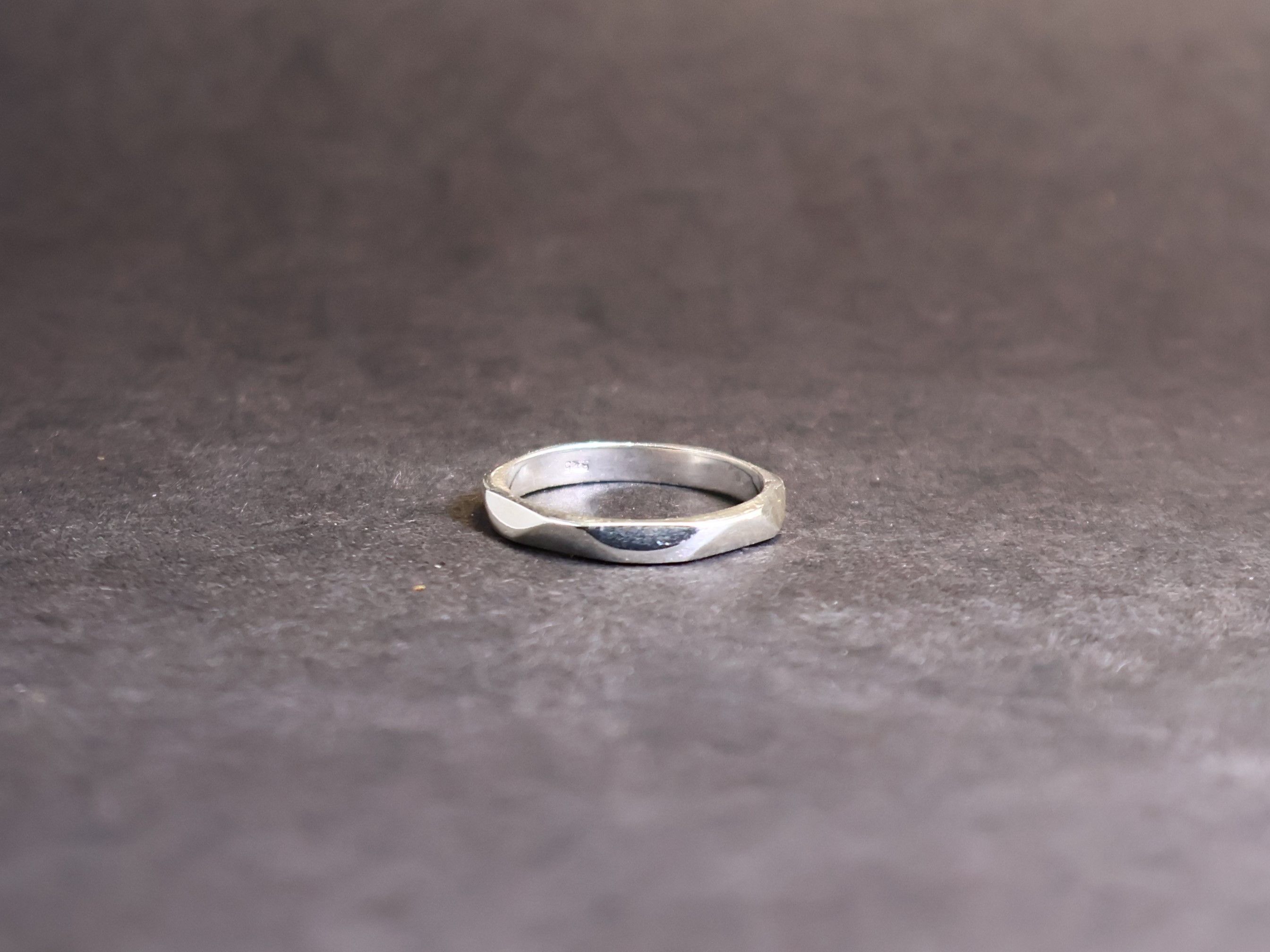 Handmade Band Ring, Silver Band Ring, 925 Sterling Silver Handmade, Size ONE SIZE - 1 Thumbnail