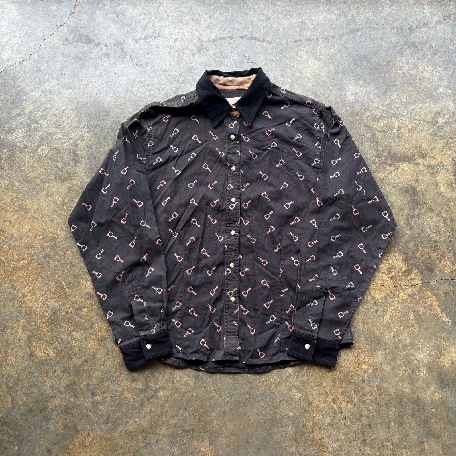 Wrangler Vintage Wrangler Pearl Snap Spurs Cowboy Shirt Size M / US 6-8 / IT 42-44 - 1 Thumbnail
