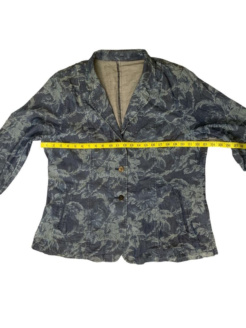 Vintage Vintage Floral Soft Denim Jackets Size M / US 6-8 / IT 42-44 - 7 Thumbnail