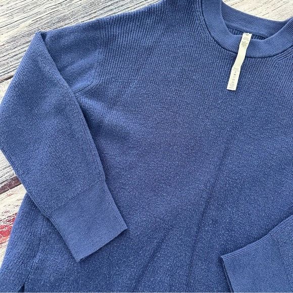 Lululemon Lululemon Merino Wool-Blend Ribbed Crewneck Sweater Heathere Size XL / US 12-14 / IT 48-50 - 4 Thumbnail
