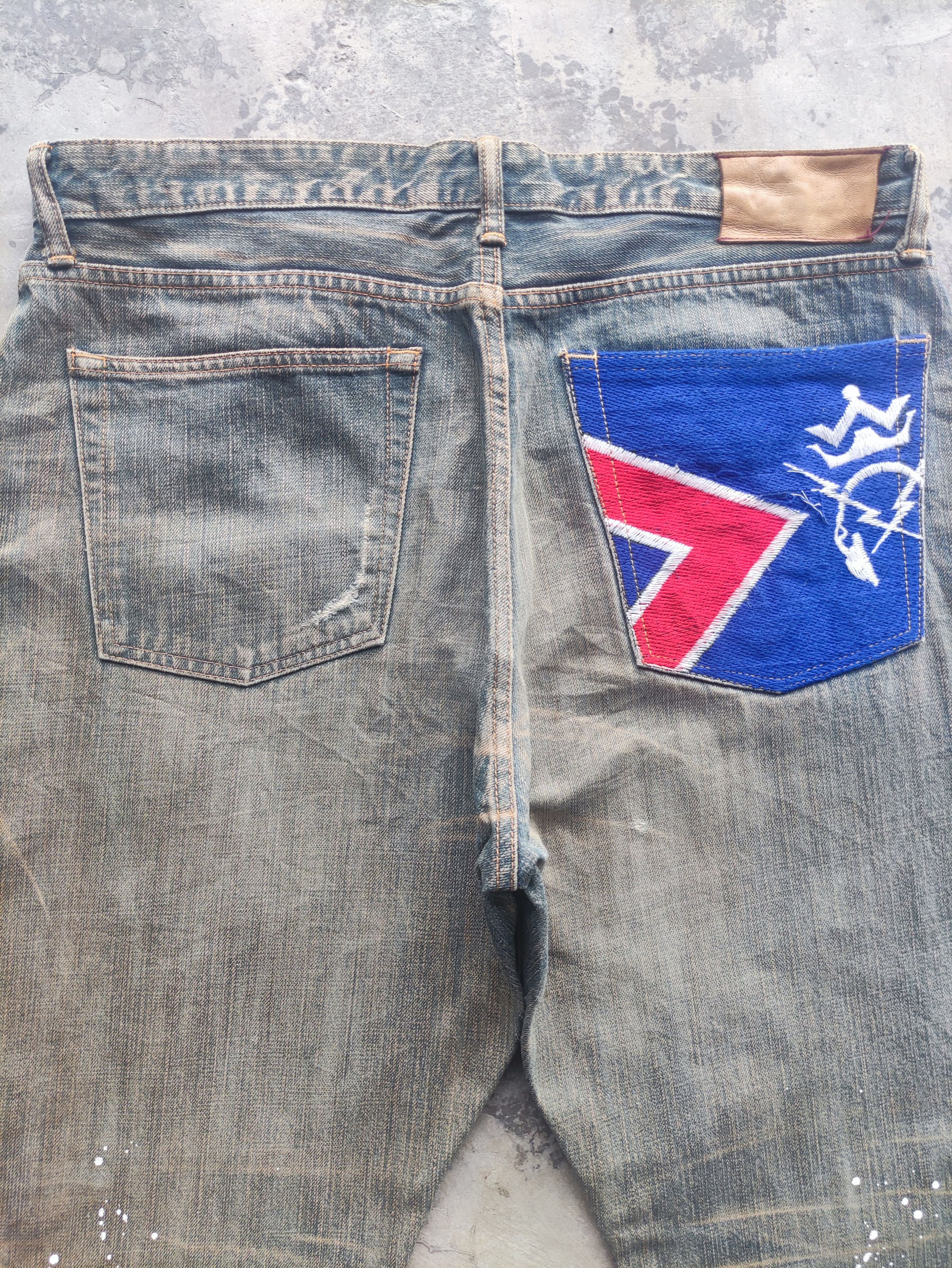 Japanese Brand Vintage Japanese Rusty Jeans Distressed Pants Denim W36 Size US 36 / EU 52 - 9 Thumbnail