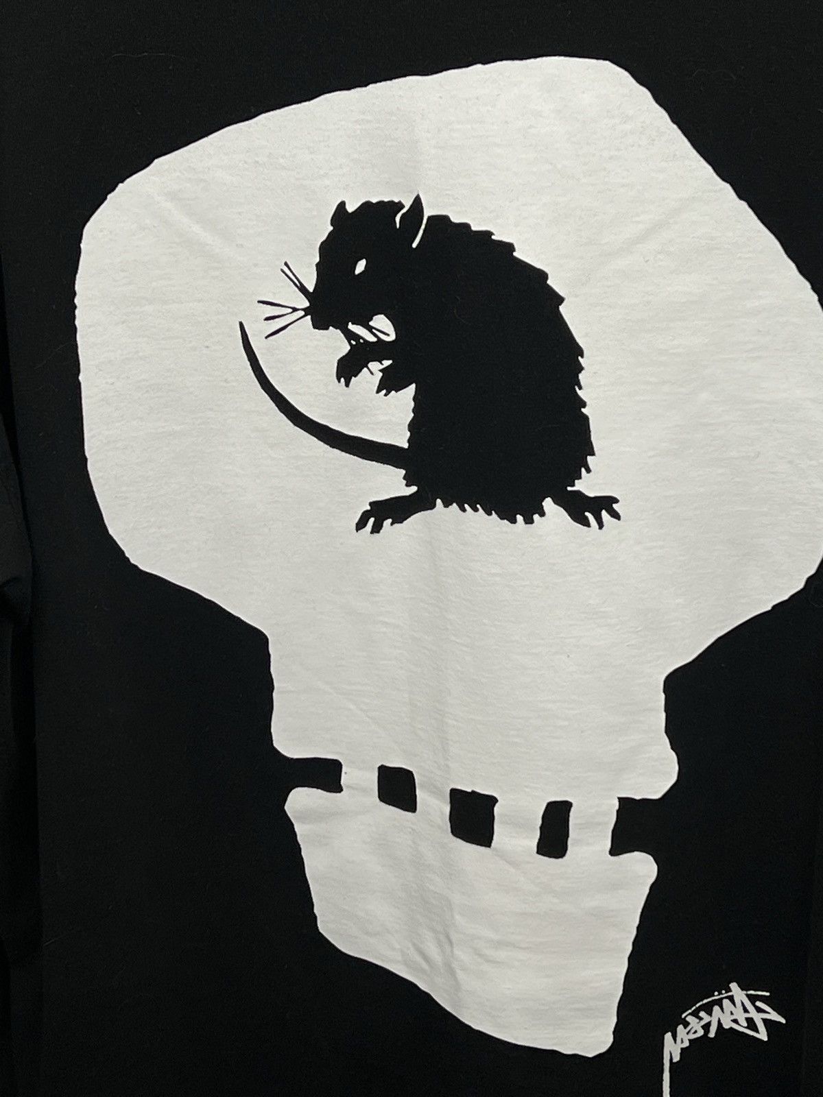 Designer Stussy big logos skull rat longsleeve tee Size US XL / EU 56 / 4 - 4 Thumbnail