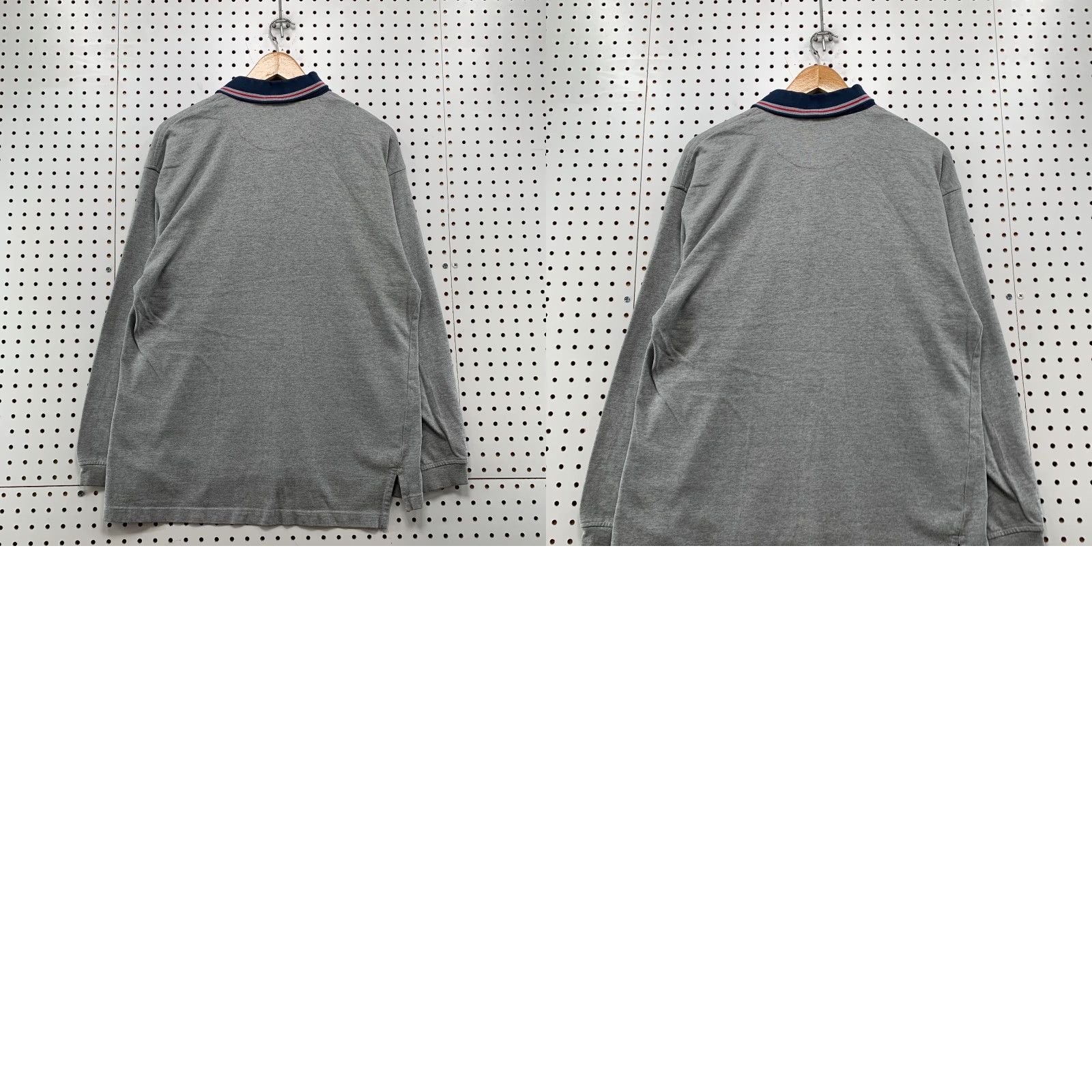 Bugle Boy VINTAGE Bugle Boy Polo Mens Medium Gray Long Sleeve Preppy 21x28.5 Polo Mens Gray 90s Preppy Mens Size US M / EU 48-50 / 2 - 8 Thumbnail