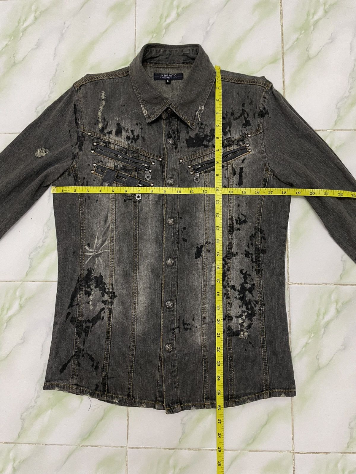 In The Attic In The Attic Changeabl Design Denim Jacket Distressed Size US M / EU 48-50 / 2 - 16 Thumbnail