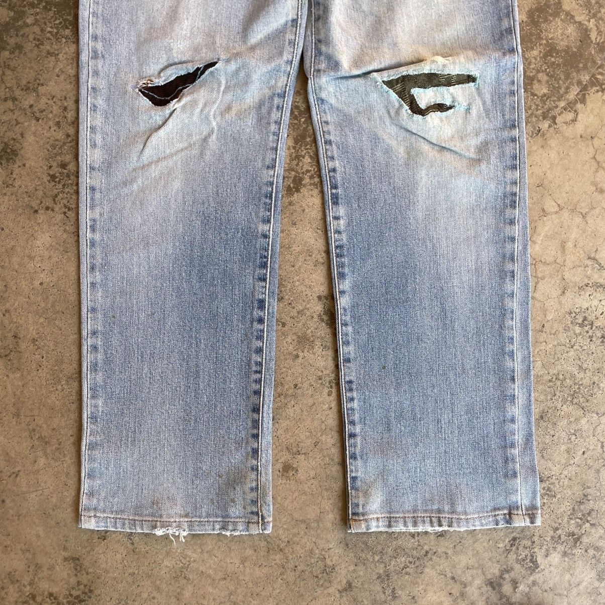 Edwin 🔥Vintage Edwin 643 Stoned Washed Ripped Distress Denim Jeans Size US 29 - 3 Thumbnail