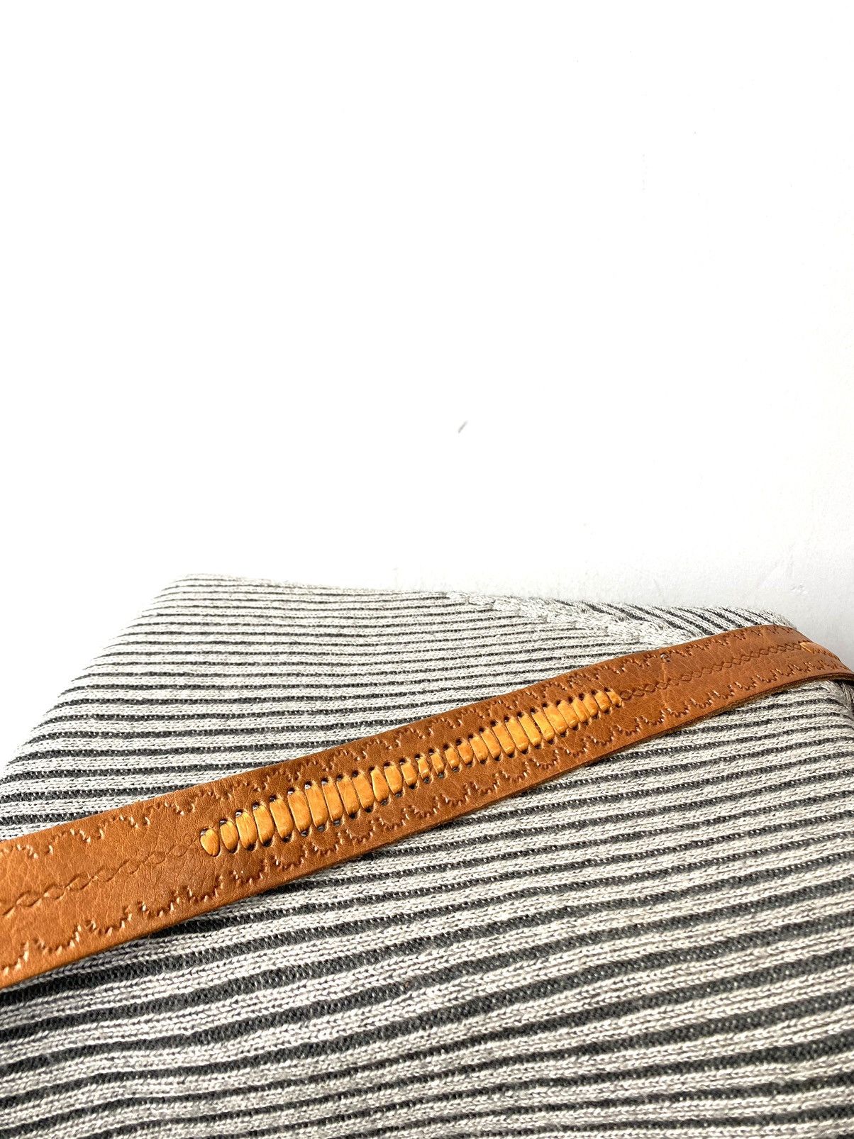 Cowboy Equipment × Genuine Leather × Vintage Rare! Vintage Leather Belt Western Cowboy Style Texas Sendra Size ONE SIZE - 6 Thumbnail