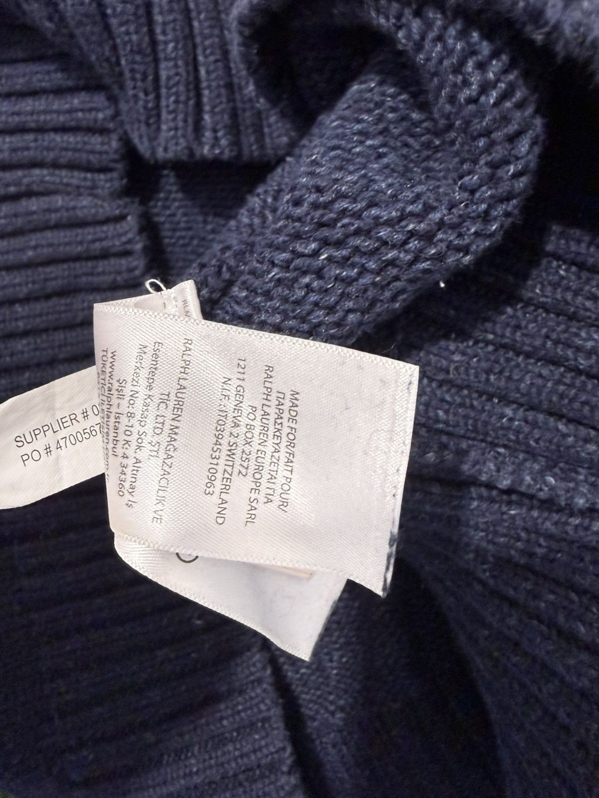 Polo Ralph Lauren Polo Ralph Lauren Navy Sweater USA Flag Rare Size US L / EU 52-54 / 3 - 6 Thumbnail