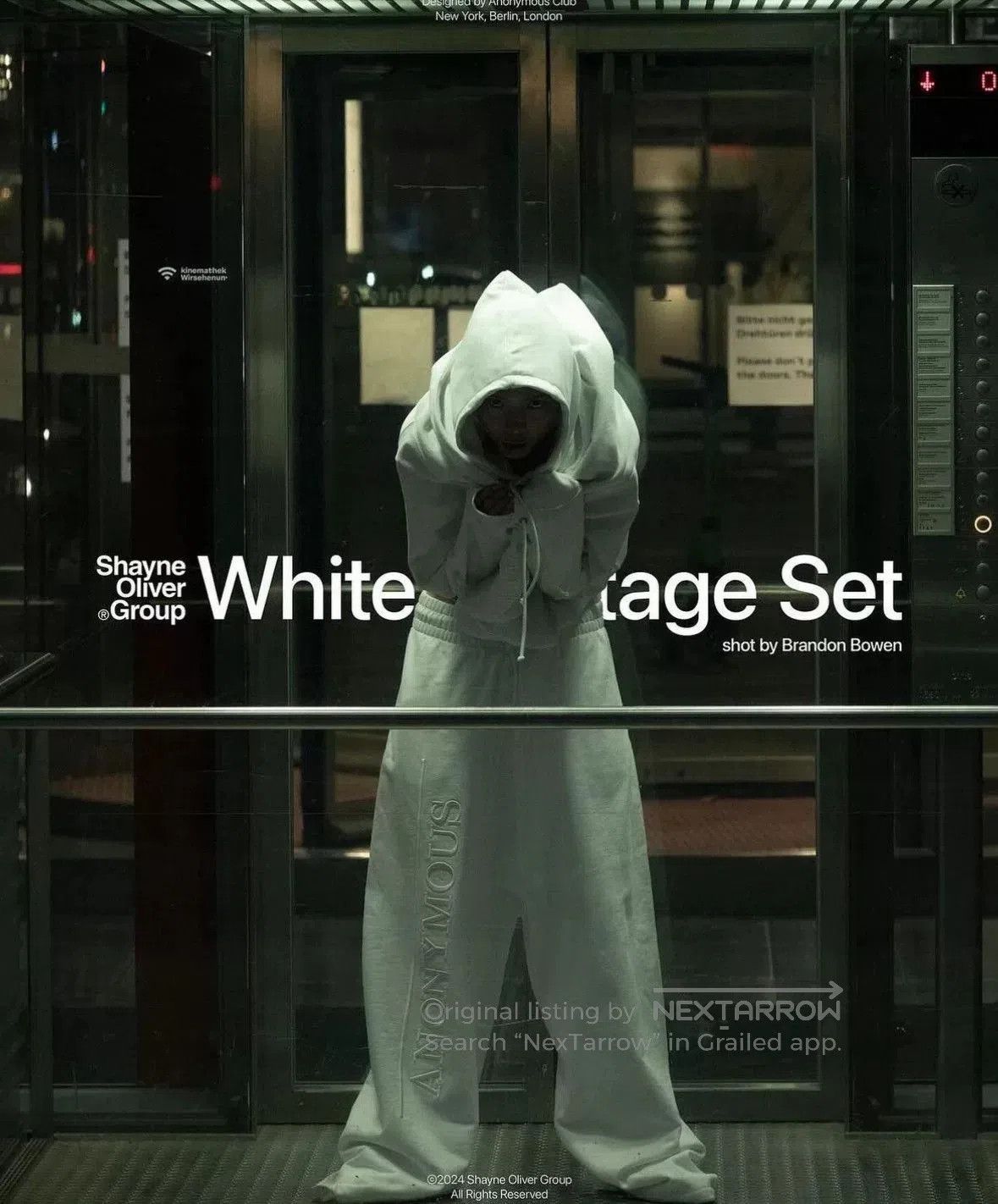 Anonymous Club Anonymous Club White Hoodie for Friends. Size US M / EU 48-50 / 2 - 9 Thumbnail