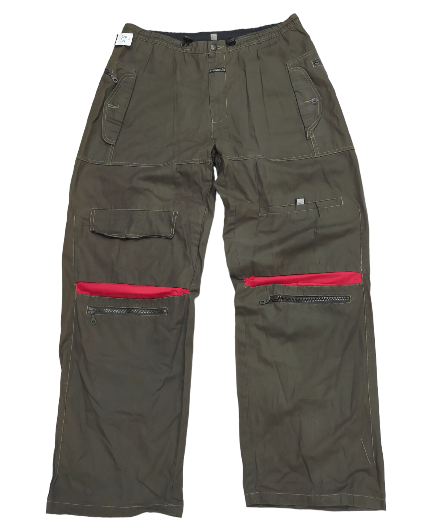 Marithe + Francois Girbaud 🔥 Y2K MARITHE FRANCOIS GIRBAUD BAGGY MULTIPOCKET PANT Size US 35 - 1 Thumbnail
