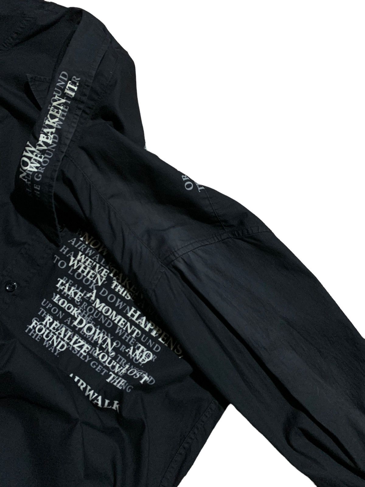 Yohji Yamamoto Y2k Airwalk poem shirt Yohji style Size US M / EU 48-50 / 2 - 11 Thumbnail