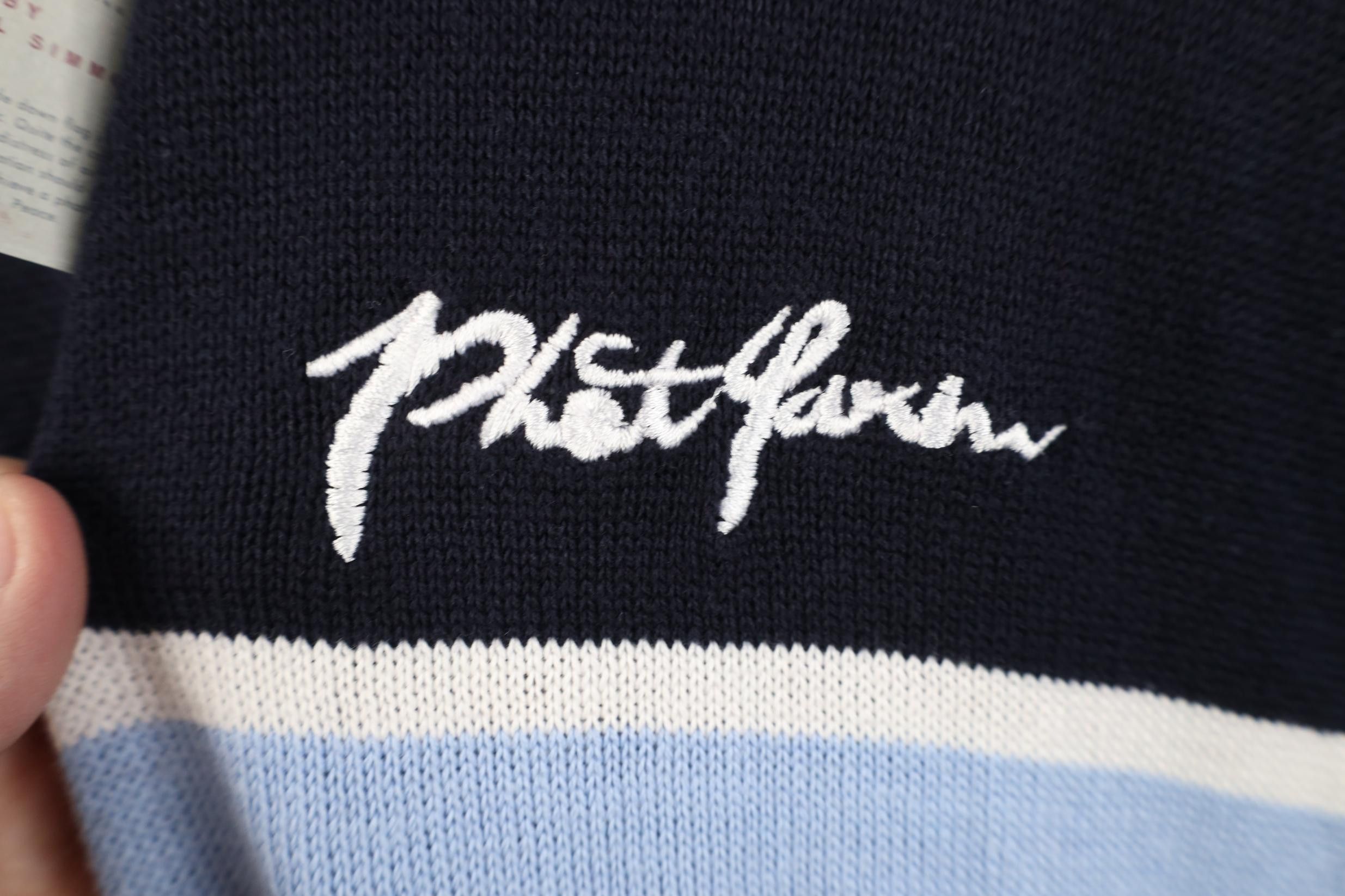 Phat Farm Deadstock Vtg 90s Y2K Phat Farm Marled Knit Sweater Striped Size US XXL / EU 58 / 5 - 4 Thumbnail