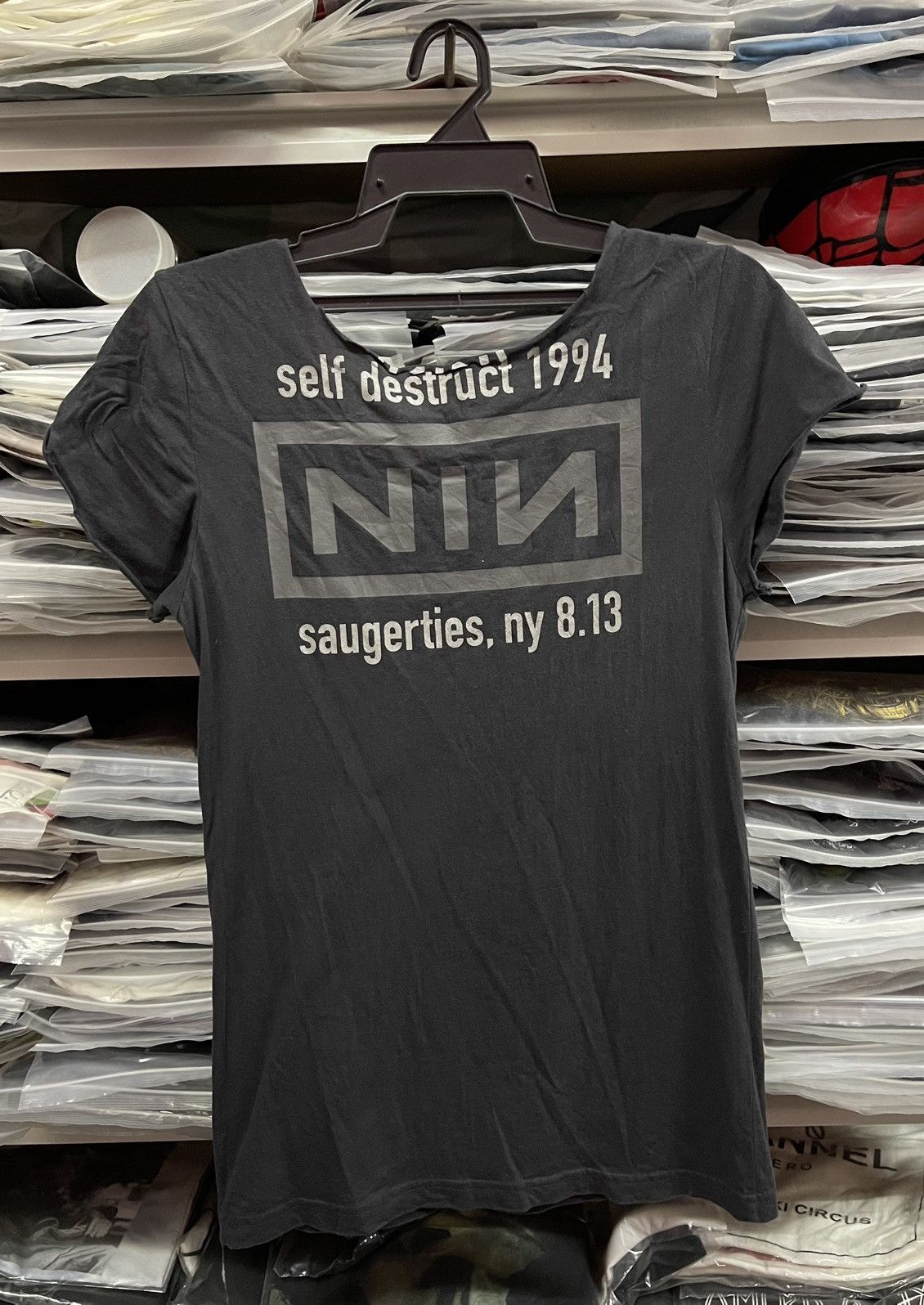 Band Tees Custom Cut Band Nine Inch Nails 🔥🔥🔥 Size US S / EU 44-46 / 1 - 7 Thumbnail