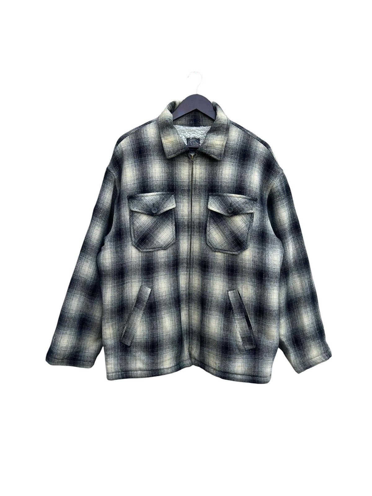 Vintage Vintage Lee Copper Wool Plaid Tartan Jacket Size US L / EU 52-54 / 3 - 1 Thumbnail