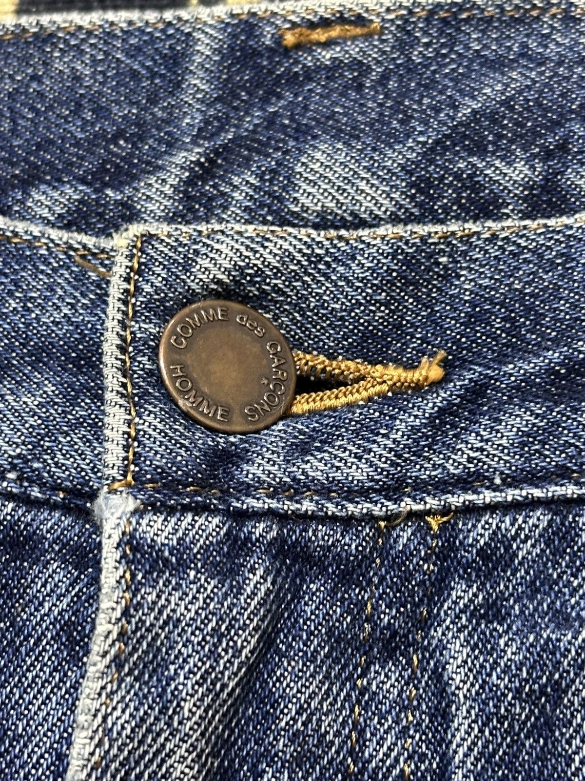 Comme des Garcons Homme Vintage 90’s Comme Des Garscons Homme Distressed Denim Size US 29 - 7 Thumbnail