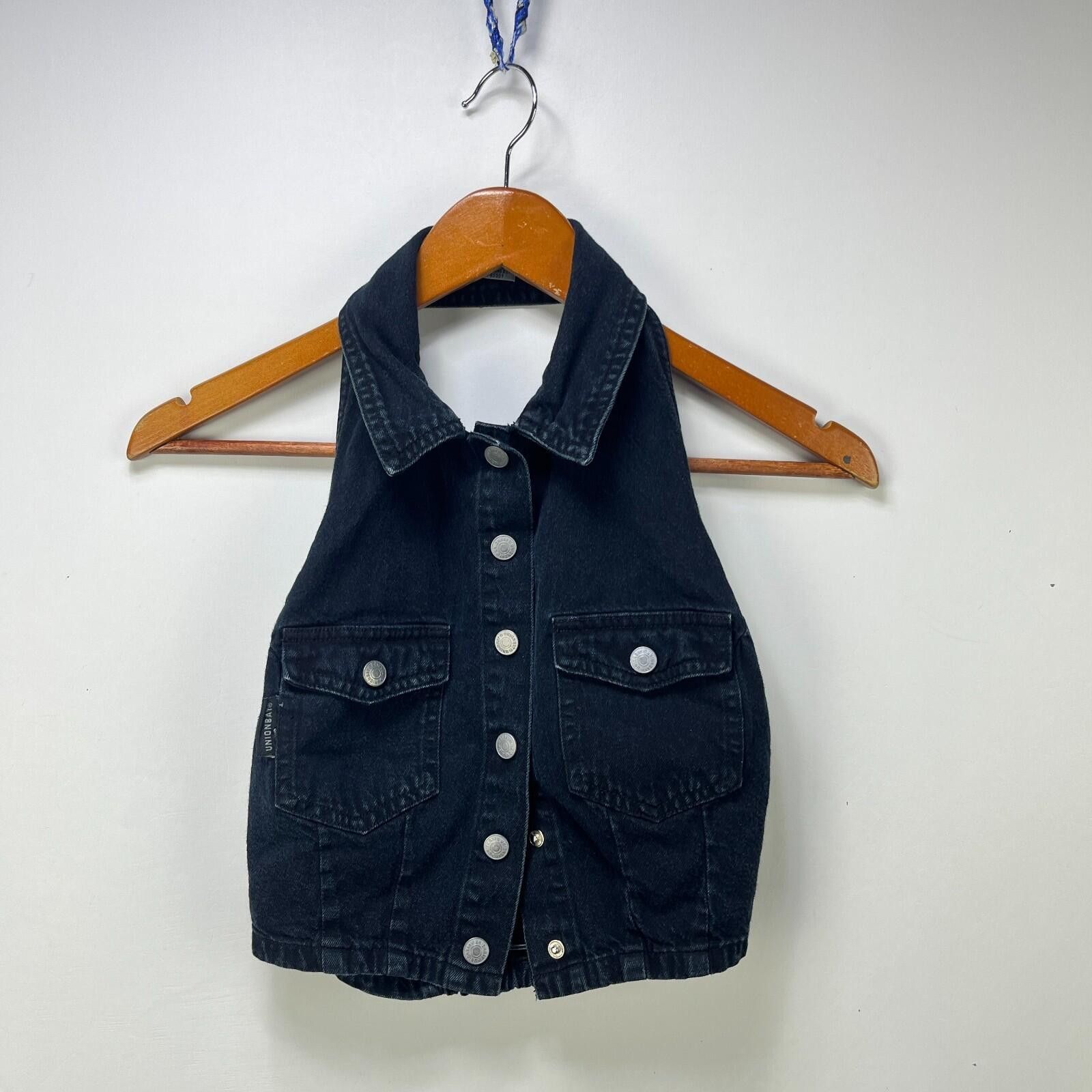 UNIONBAY Vintage Unionbay Halter Tank Crop Top Womens Small Size S / US 4 / IT 40 - 1 Thumbnail