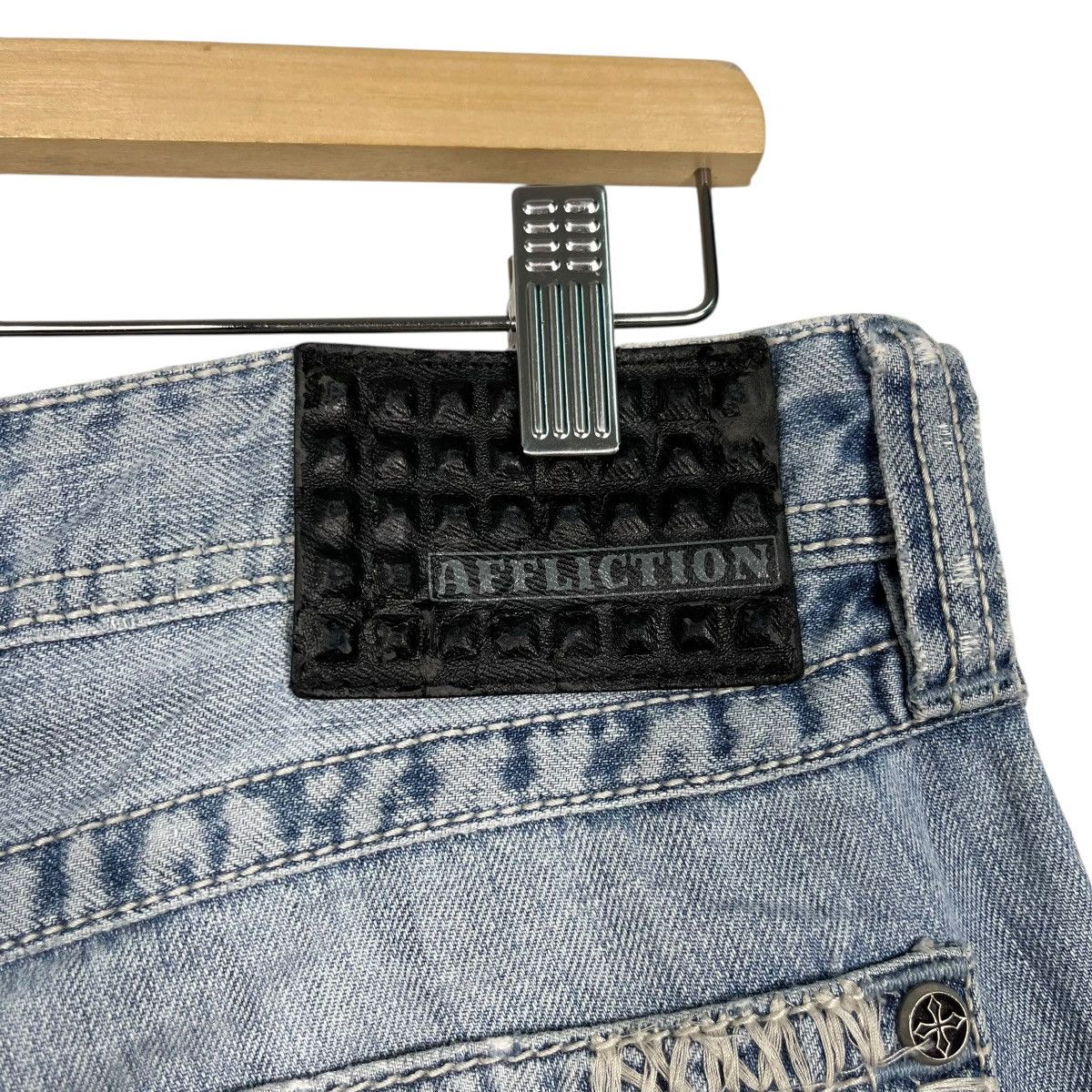 Affliction Vintage Affliction Embroidery Logo Denim Jeans Size US 32 / EU 48 - 16 Thumbnail