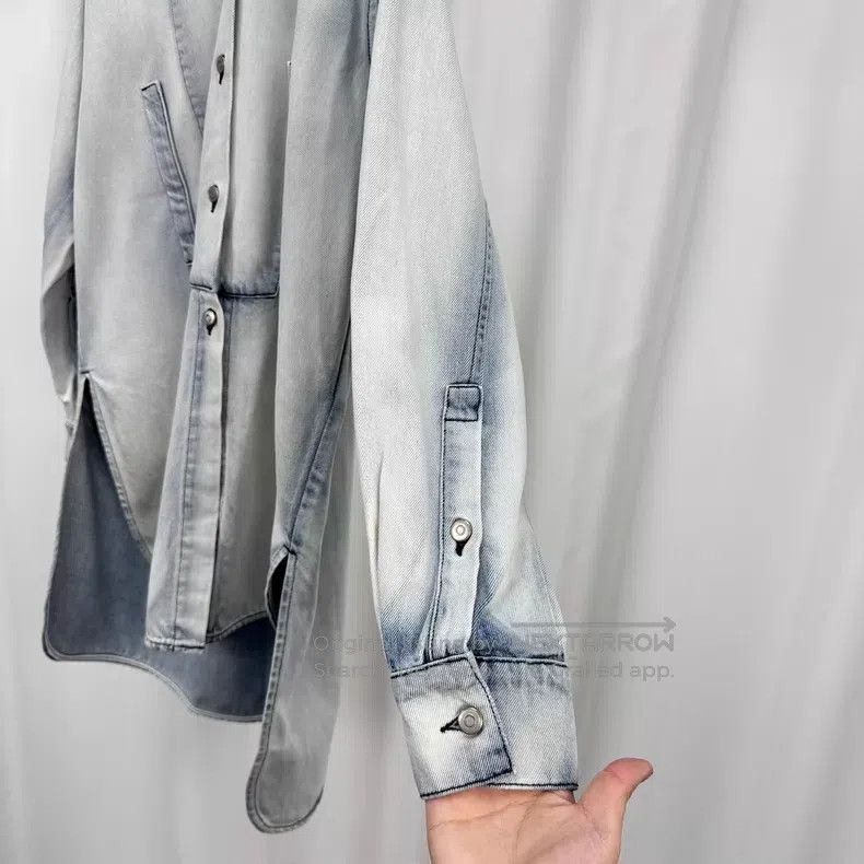 Loewe Loewe Washed Denim Shirt Dress Size US XS / EU 42 / 0 - 4 Thumbnail