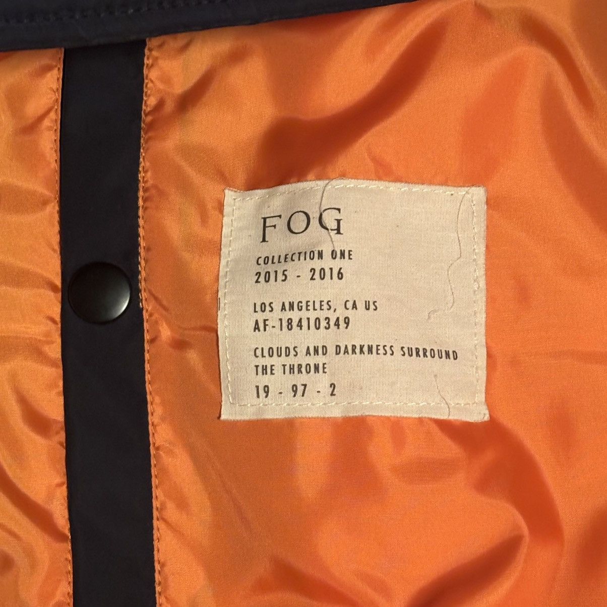 FOG × Pacsun Fear of God x Pacsun FOG Raglan Bomber Jacket Size US L / EU 52-54 / 3 - 5 Thumbnail
