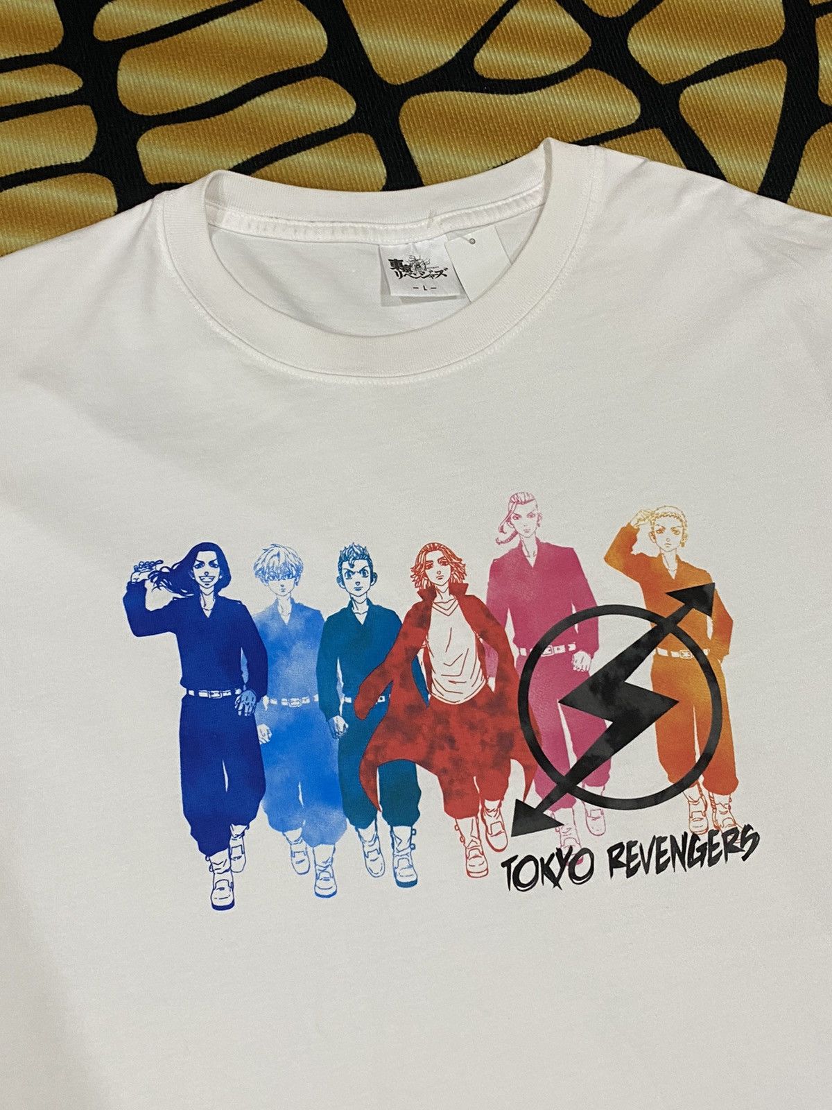 Anime × Japanese Brand RARE TOKYO REVENGERS JAPANESE ANIME WHITE TEE Size US L / EU 52-54 / 3 - 2 Thumbnail