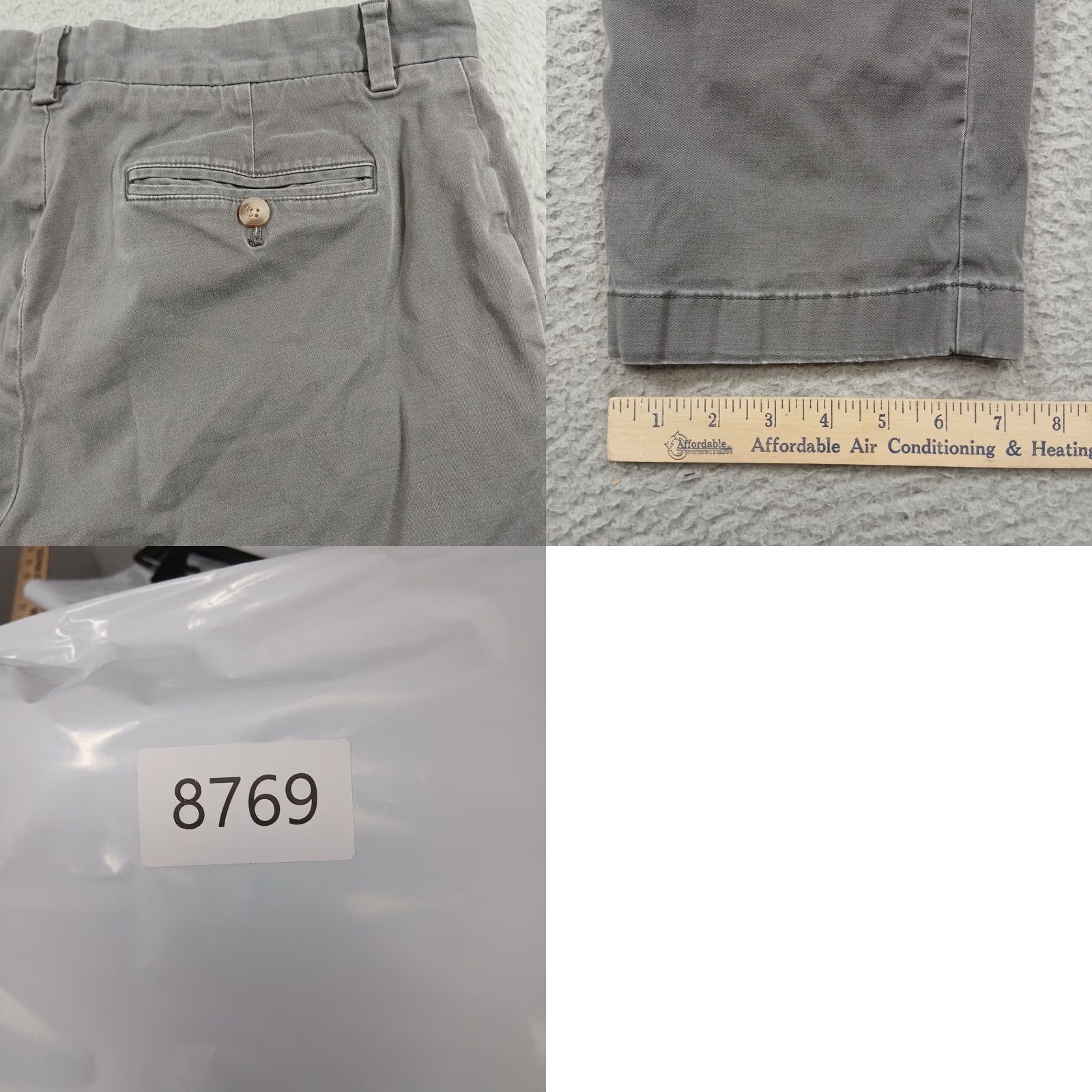 Vineyard Vines Vineyard Vines Chino Pants Breaker Straight 32 x 32 Grey Mens Regular Stretch Cotton Blend Pockets Logo Size US 32 / EU 48 - 8 Thumbnail