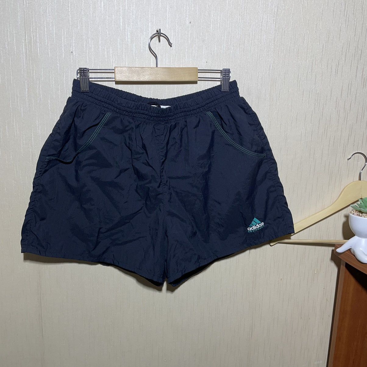 Adidas × Vintage Adidas equipment made in Yugoslavia rare shorts 90s Size US 32 / EU 48 - 1 Thumbnail