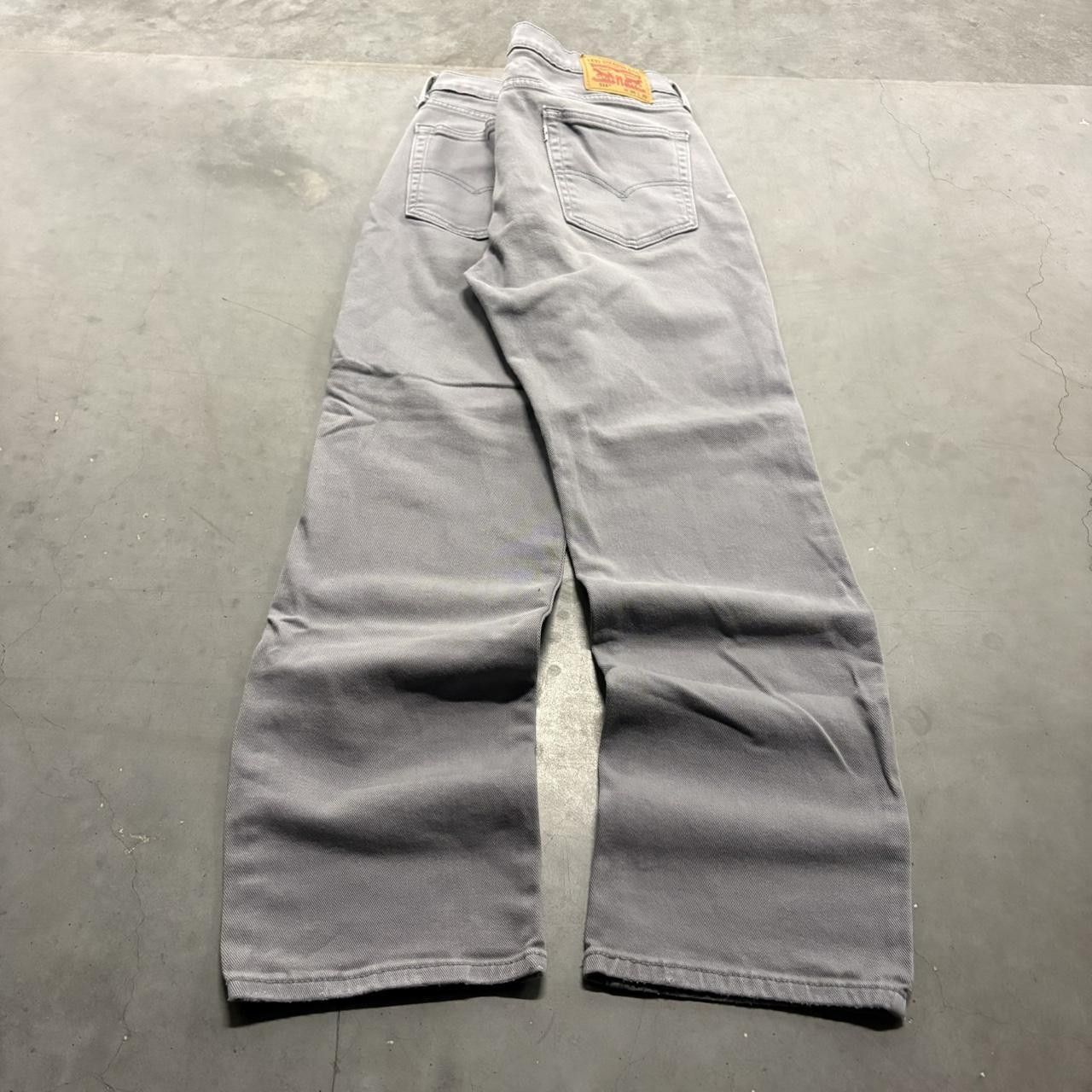 Levi's Crazy Vintage Y2K/2000s Baggy Grey Levis 514 Retro Denim Jeans! Size US 36 / EU 52 - 4 Thumbnail