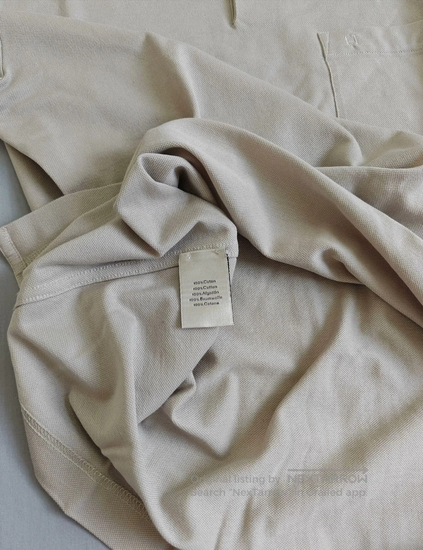 Hermes Hermes Men's Beige Short Sleeve Polo M. Size US M / EU 48-50 / 2 - 5 Thumbnail