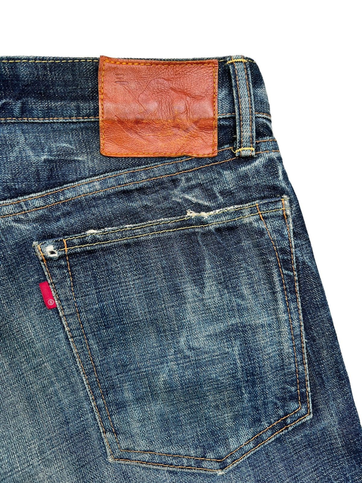 Eternal Pivk💥Eternal Japan Distressed Lowrise Denim Jeans 33x33 Size 33" - 12 Thumbnail